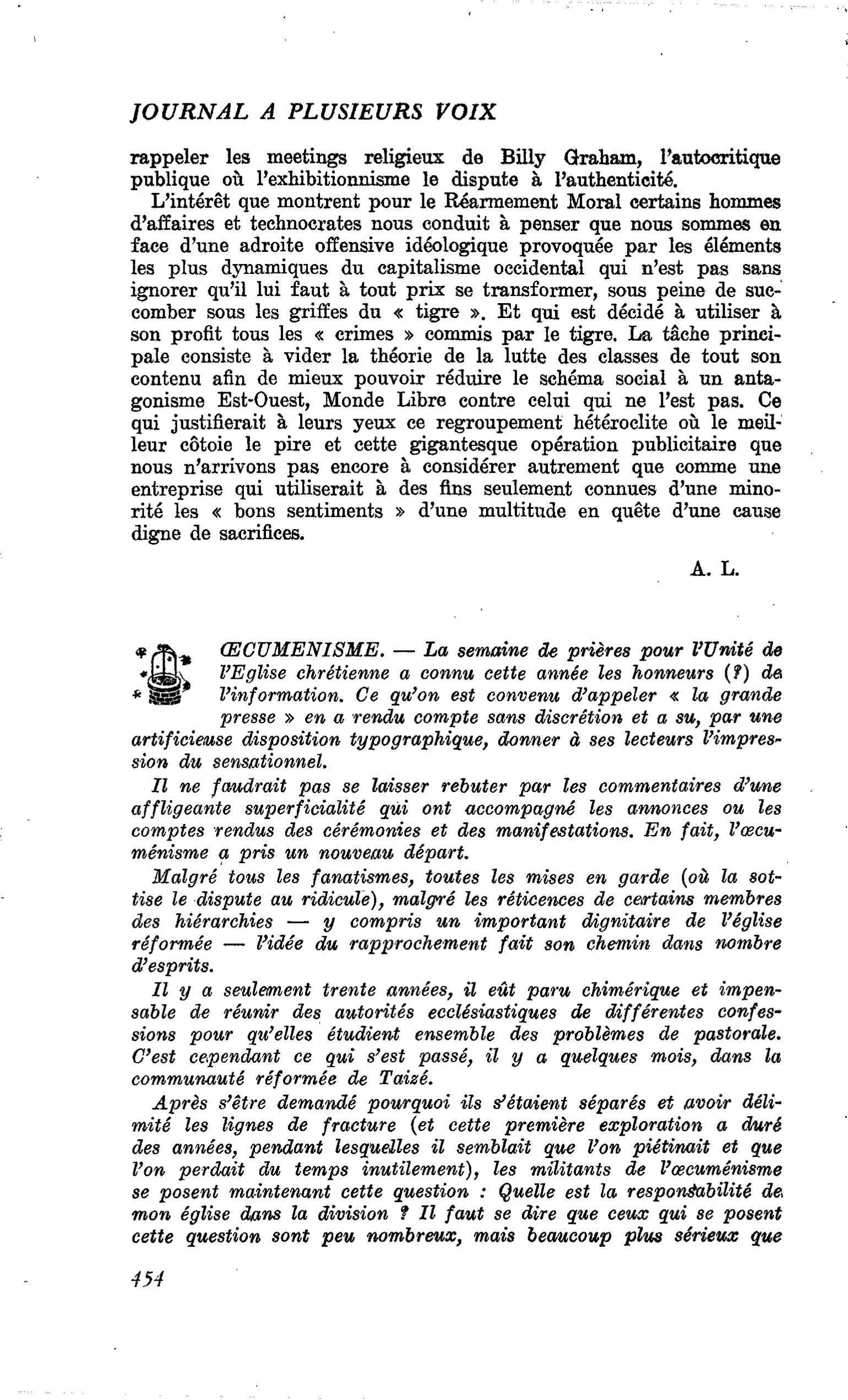 OECUMENISME