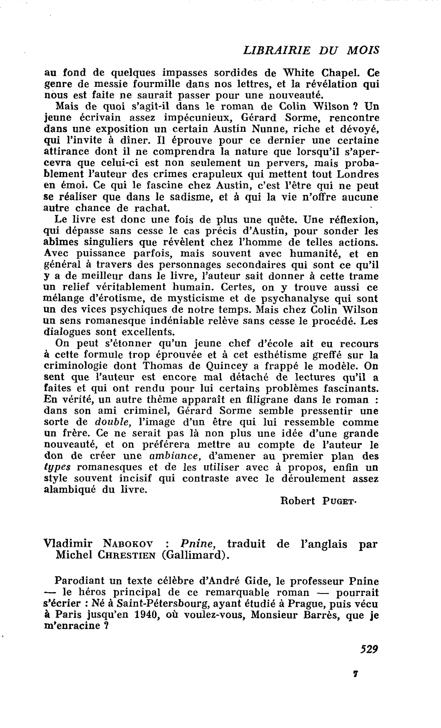 Vladimir Nabokov : Pnine
