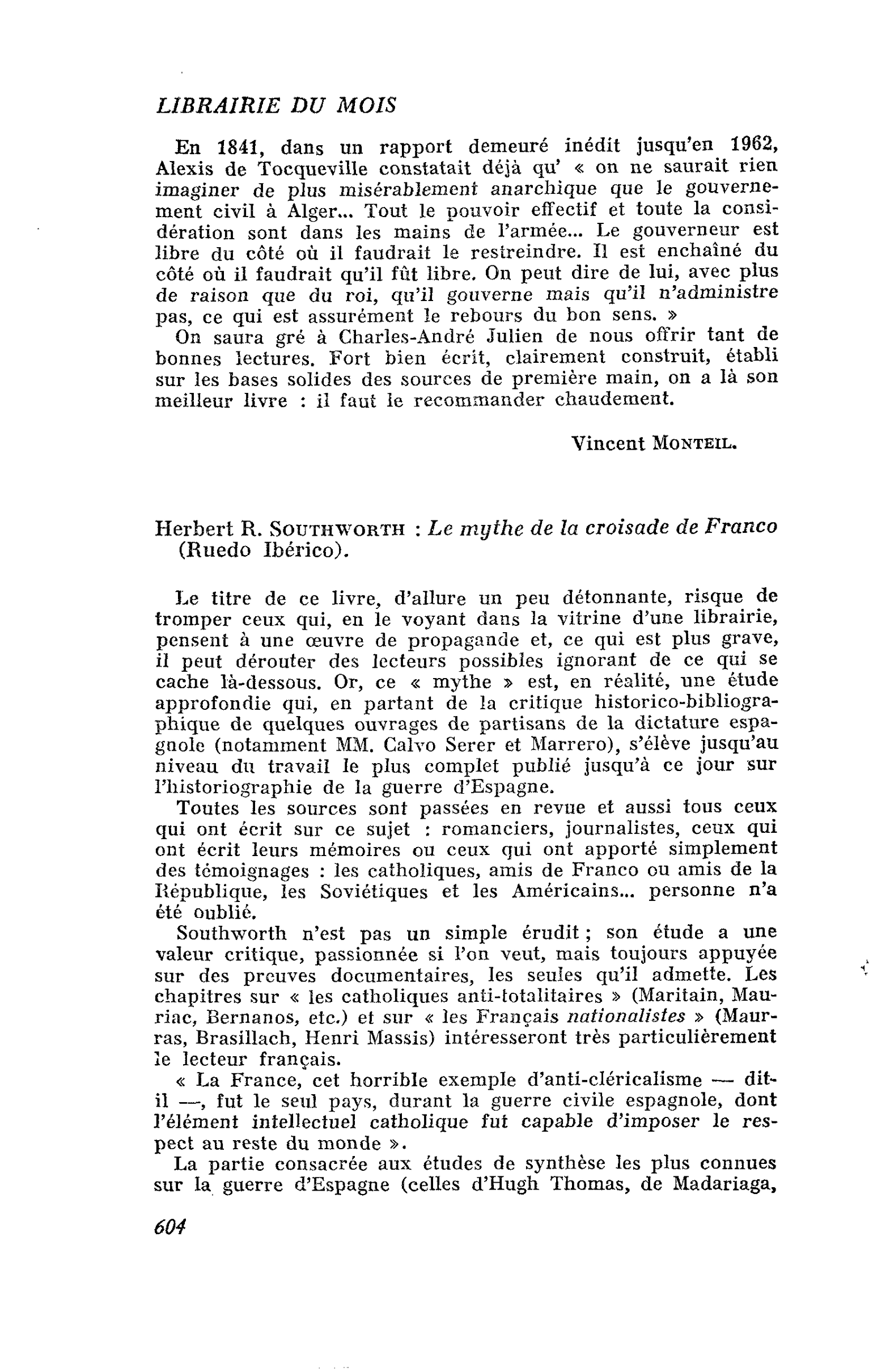 Herbert R. Southworth : Le mythe de la croisade de Franco