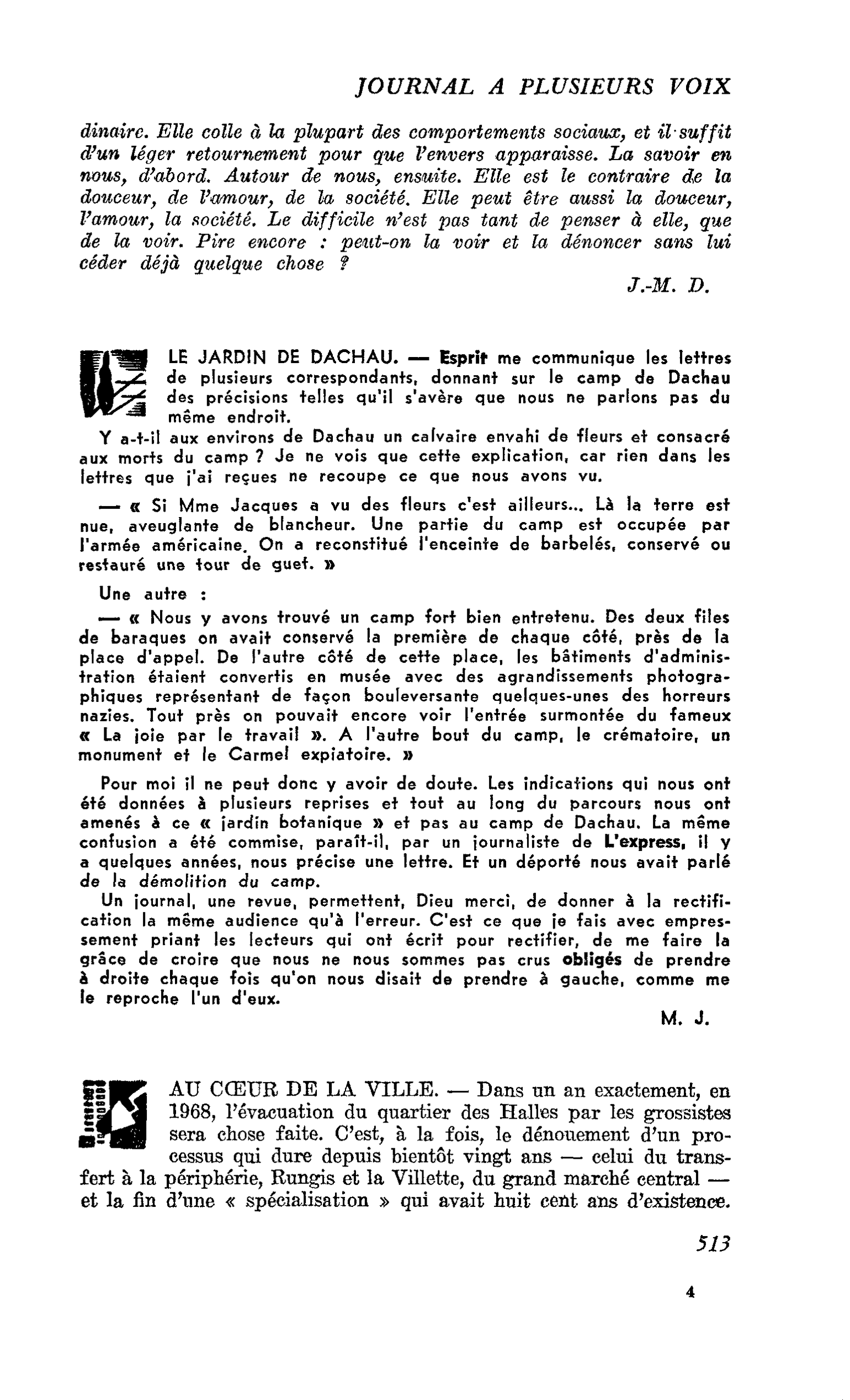 LE JARDIN DE DACHAU