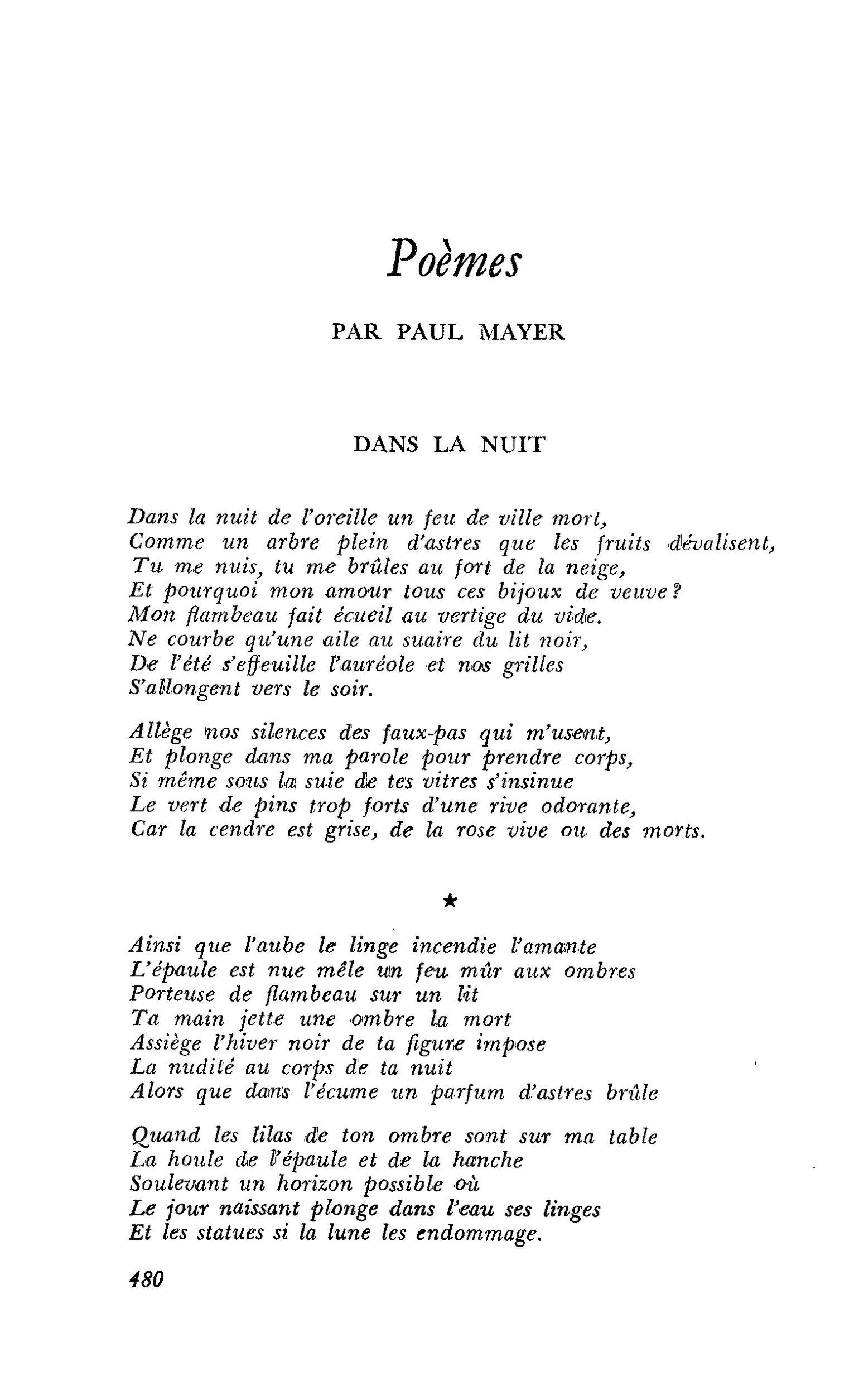 Poèmes