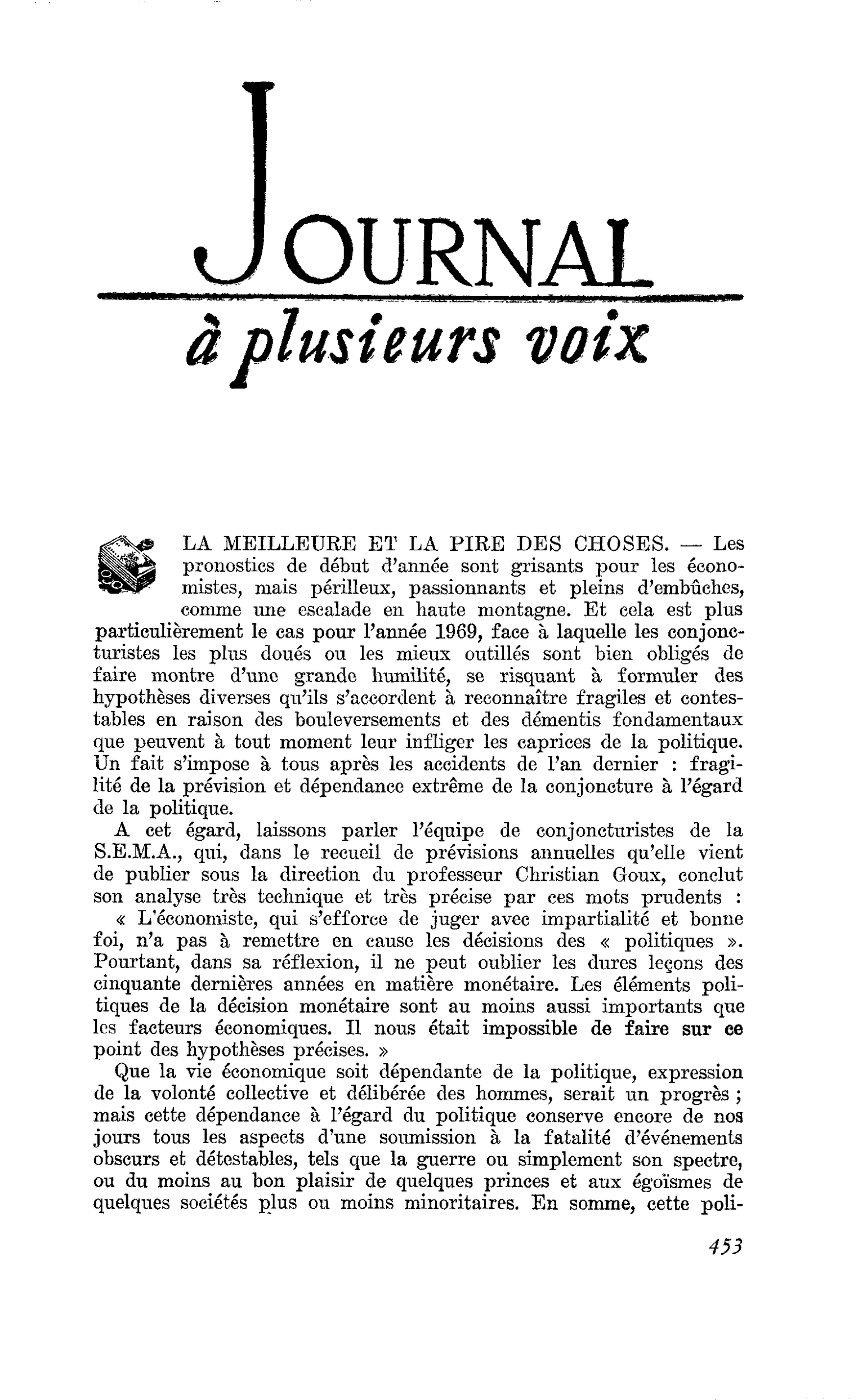 LA MEILLEURE ET LA PIRE DES CHOSES