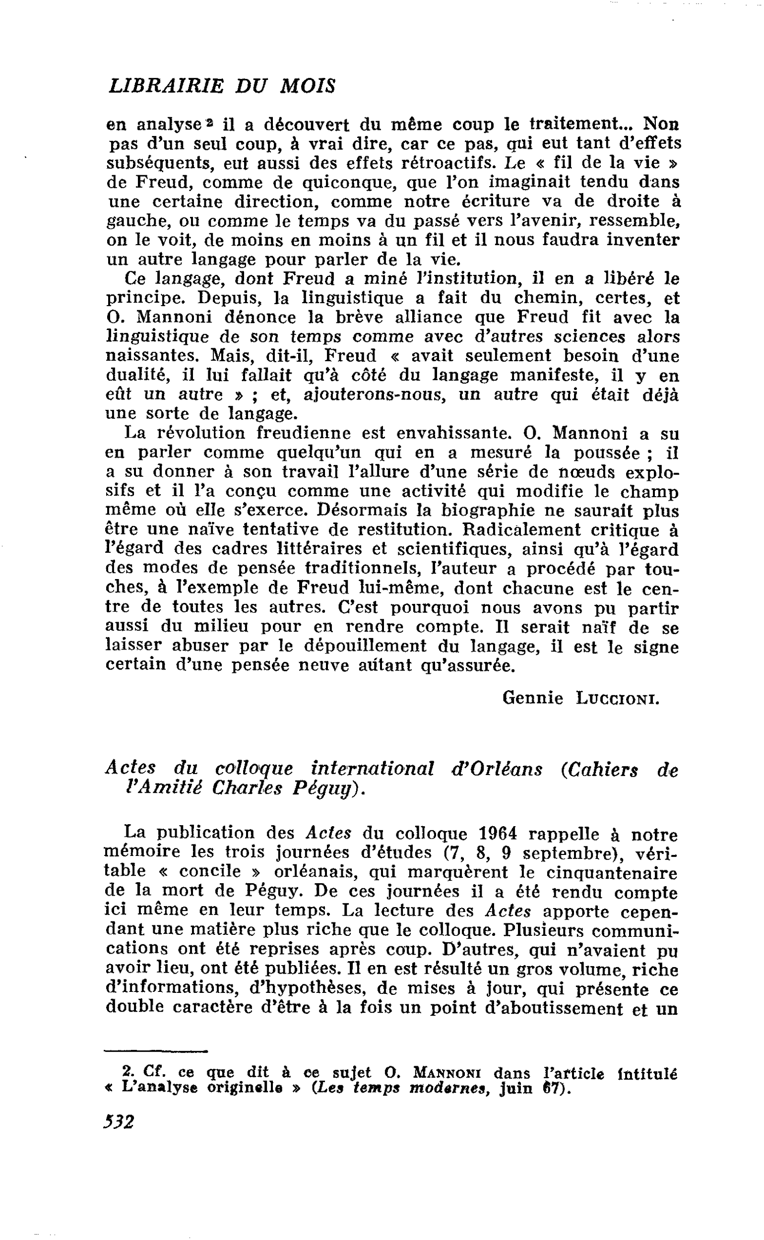 Actes du colloque international d’Orléans