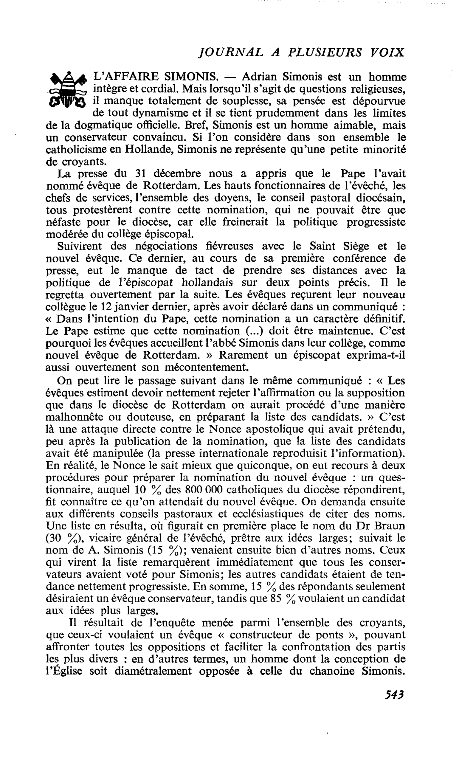 L’AFFAIRE SIMONIS