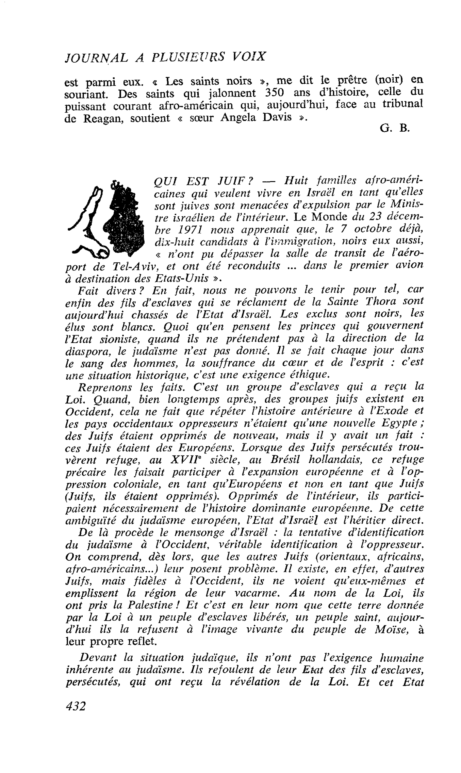 QUI EST JUIF ?