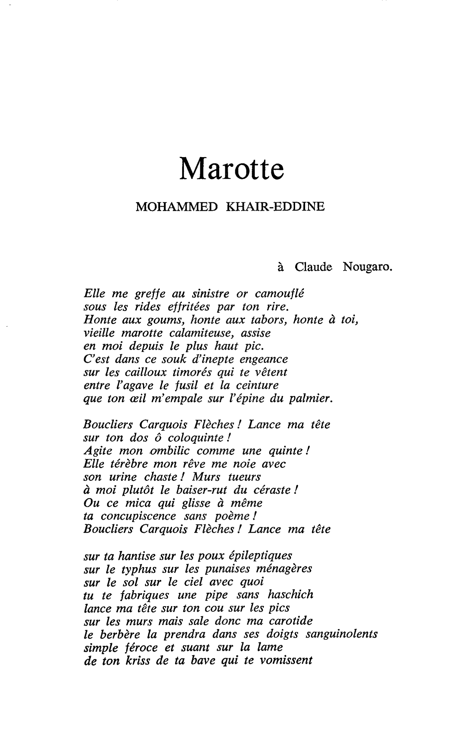 Marotte