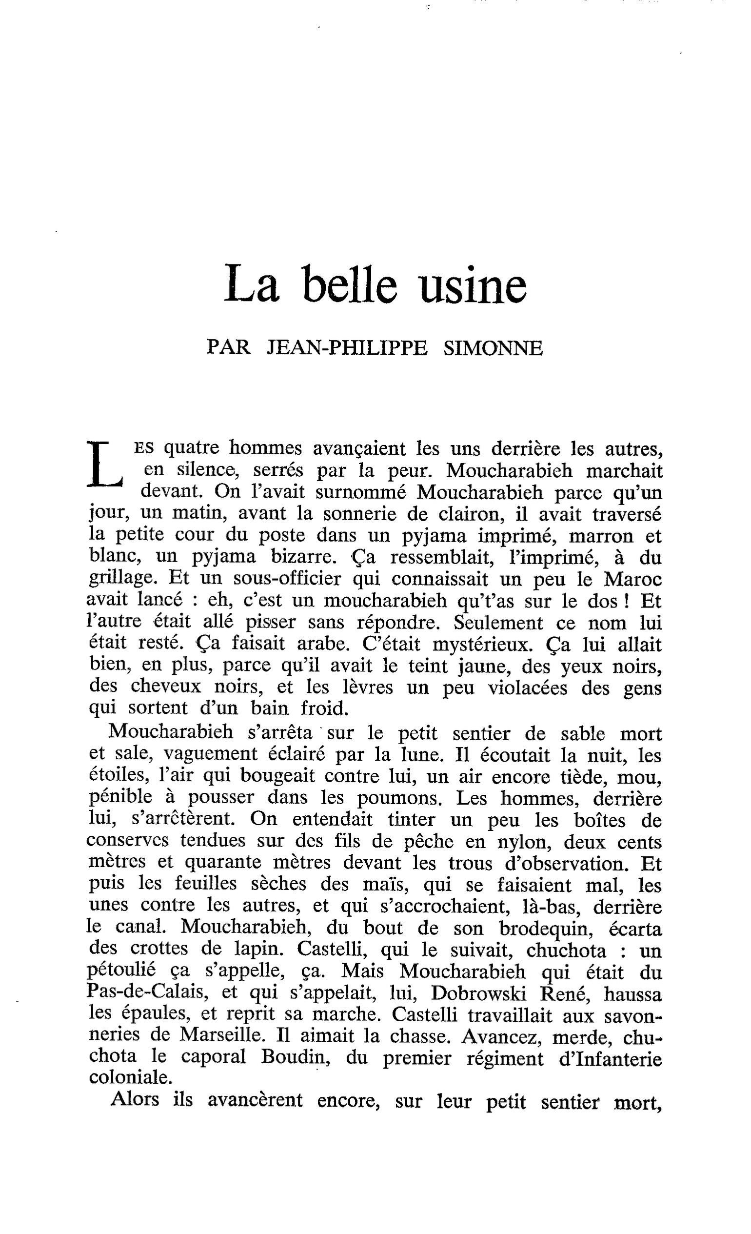 La belle usine