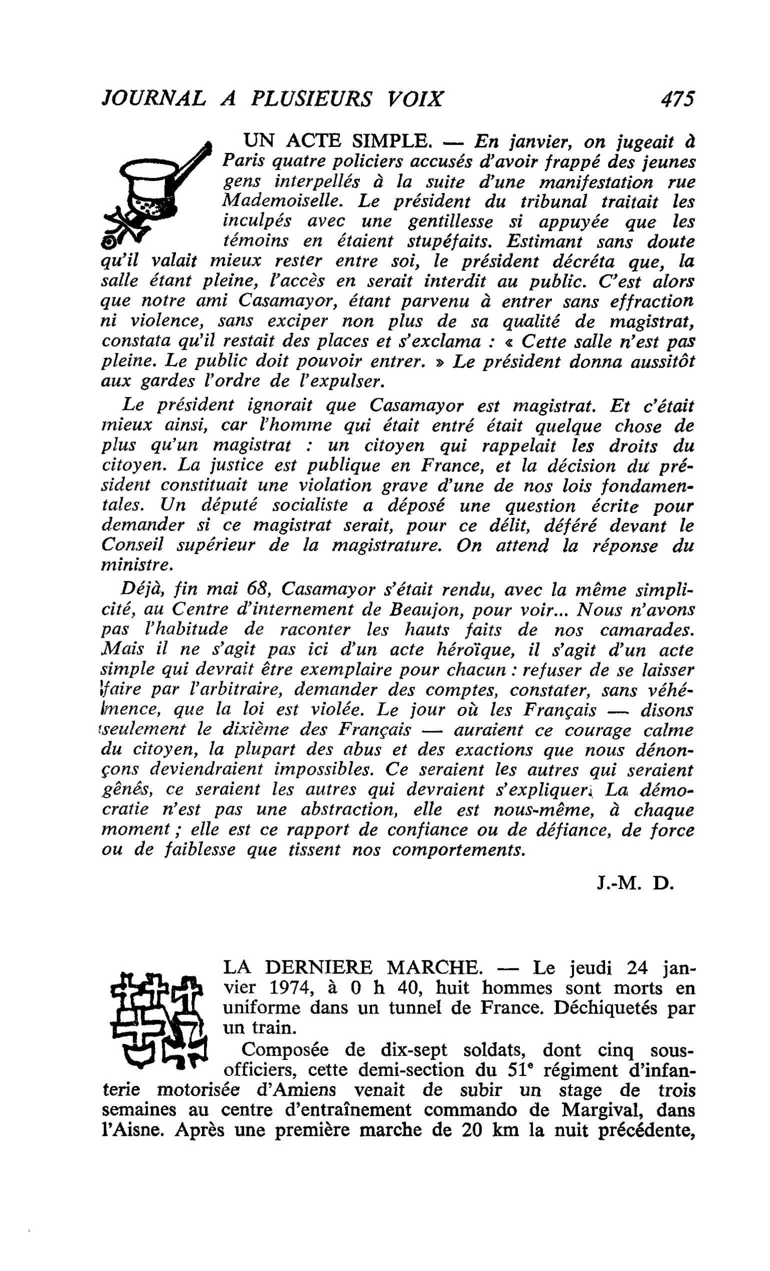 UN ACTE SIMPLE