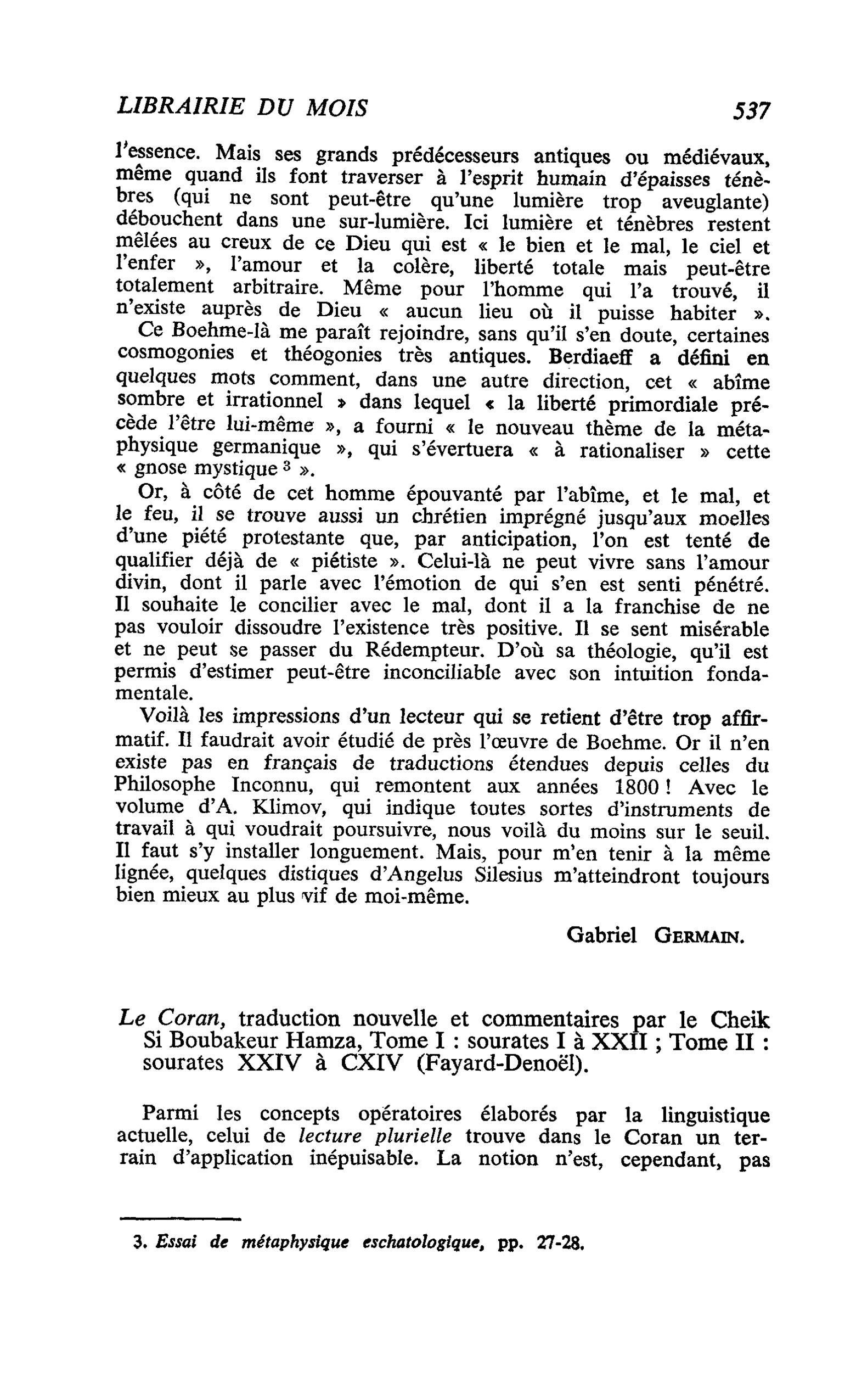 Le Coran