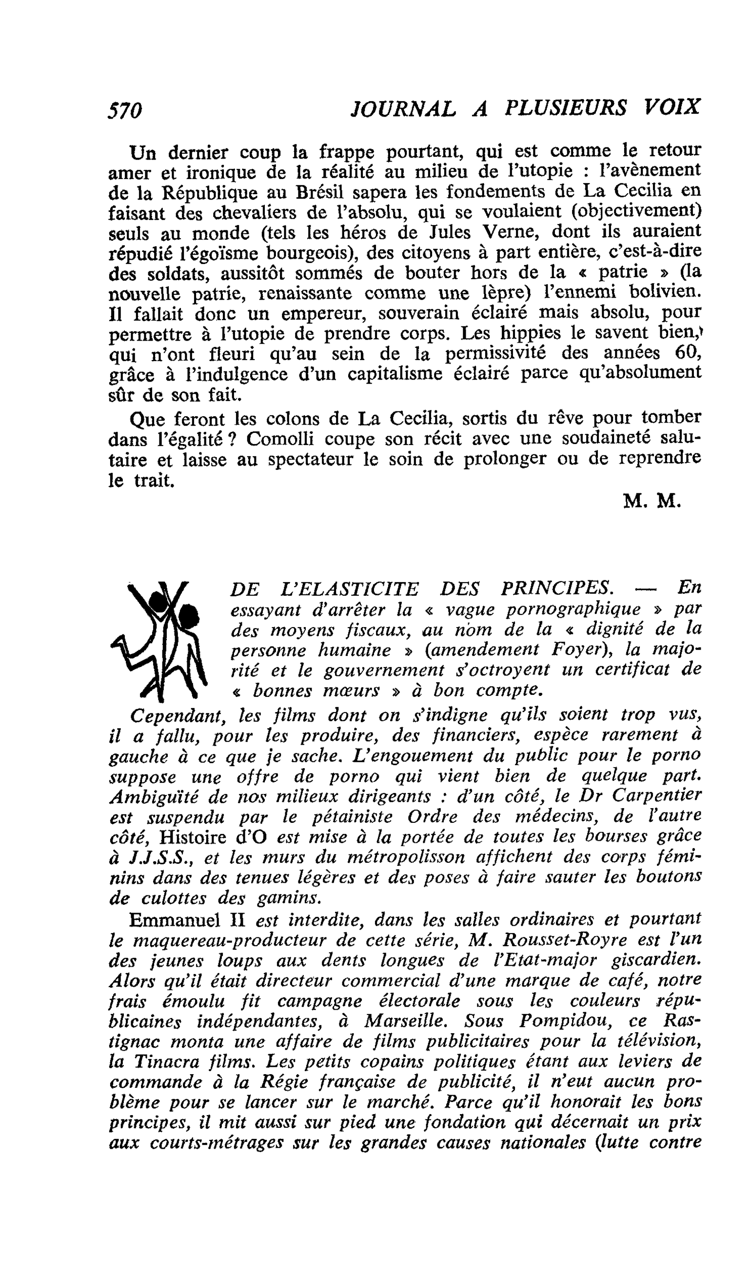 DE L’ELASTICITE DES PRINCIPES