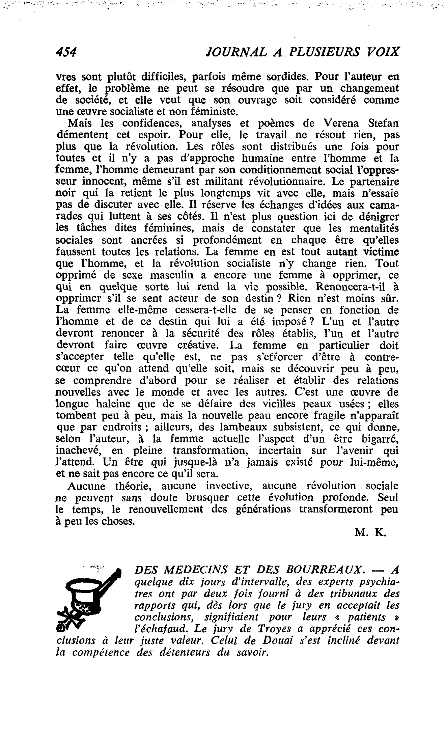 DES MEDECINS ET DES BOURREAUX