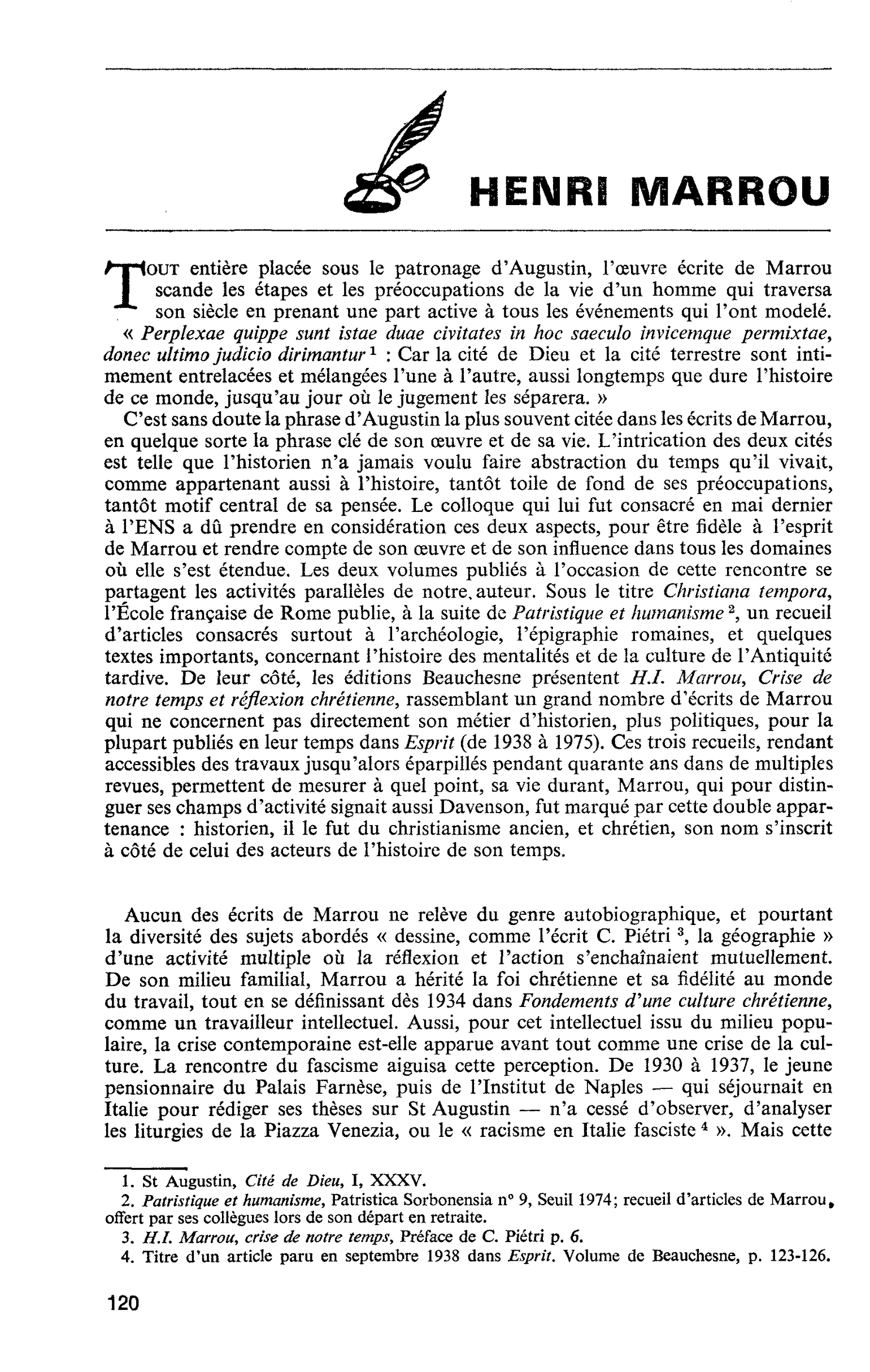 HENRI MARROU