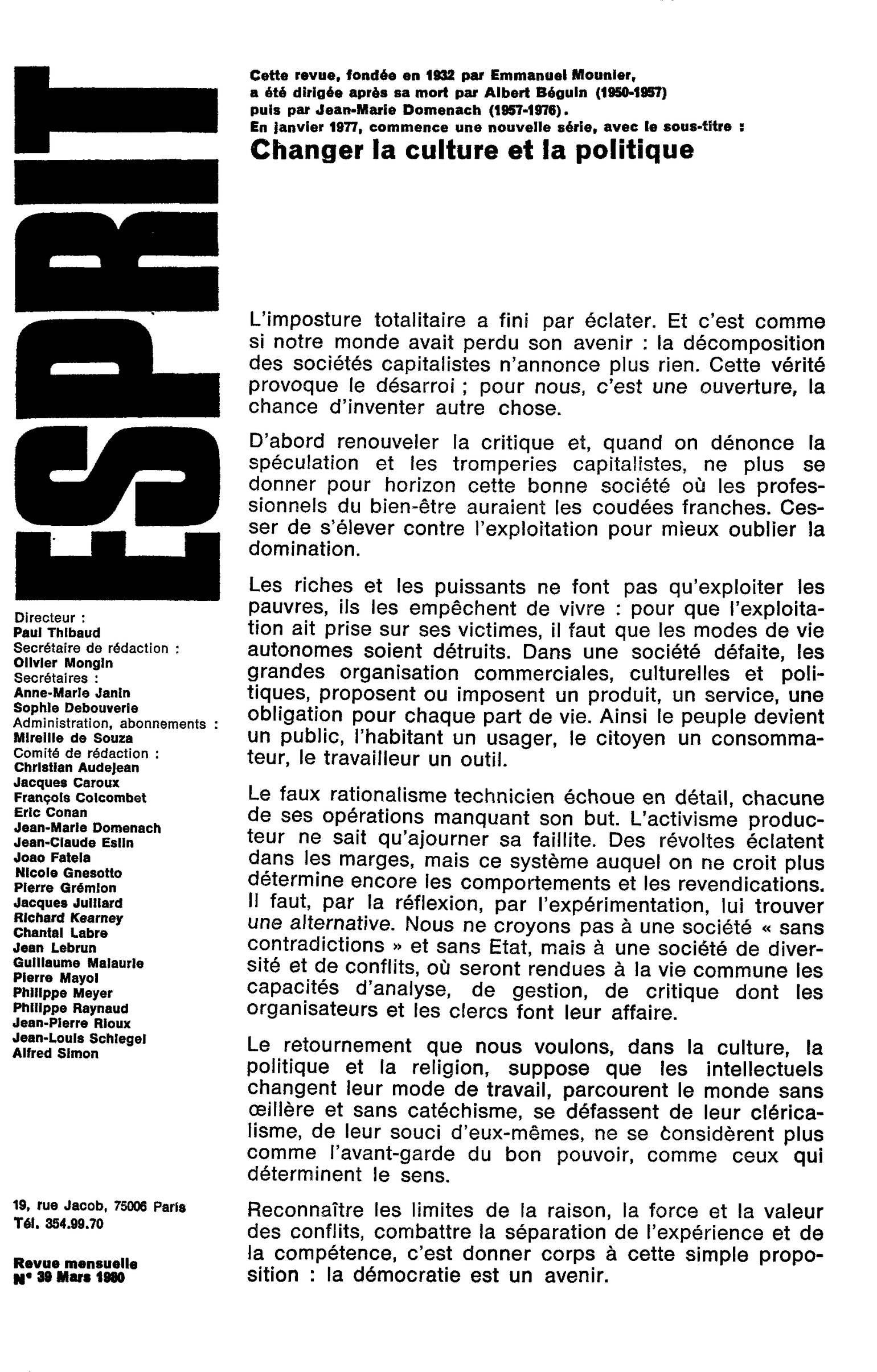 Editorial