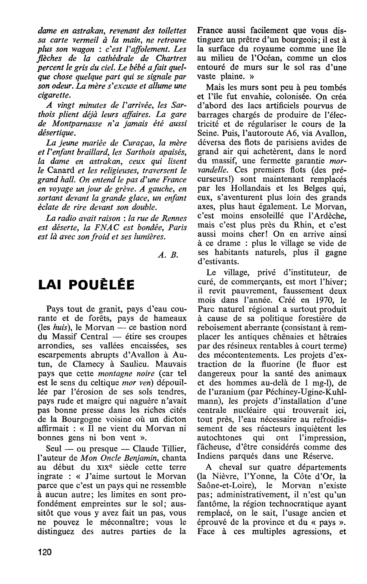 LAI POUÈLÉE