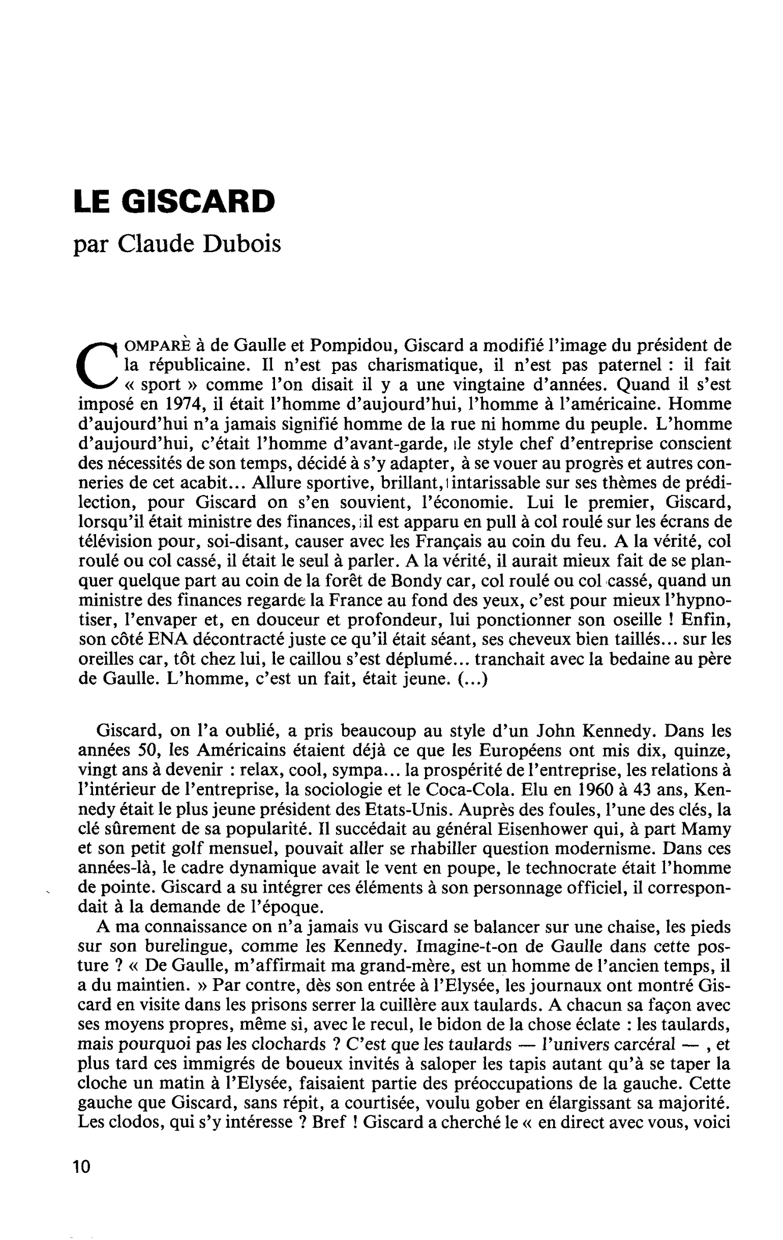 LE GISCARD