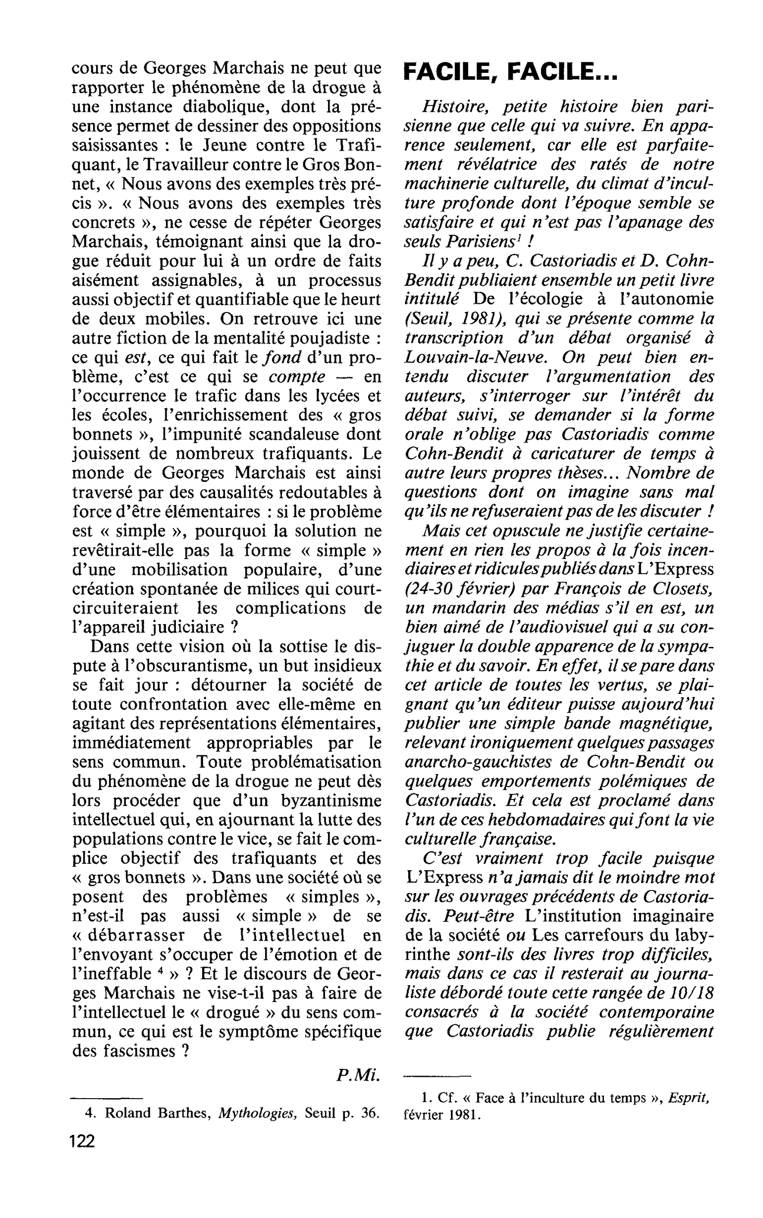 FACILE, FACILE