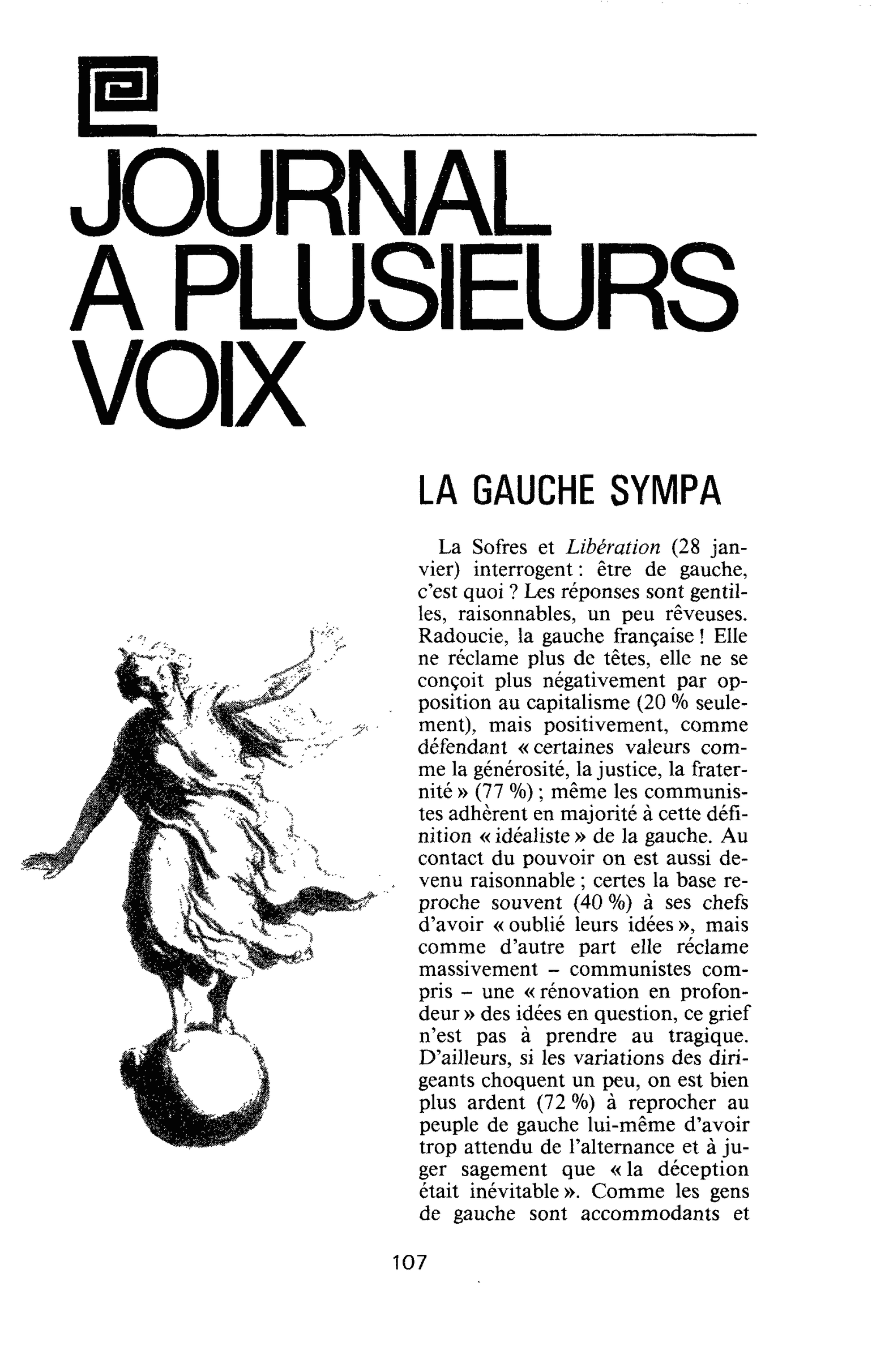 LA GAUCHE SYMPA