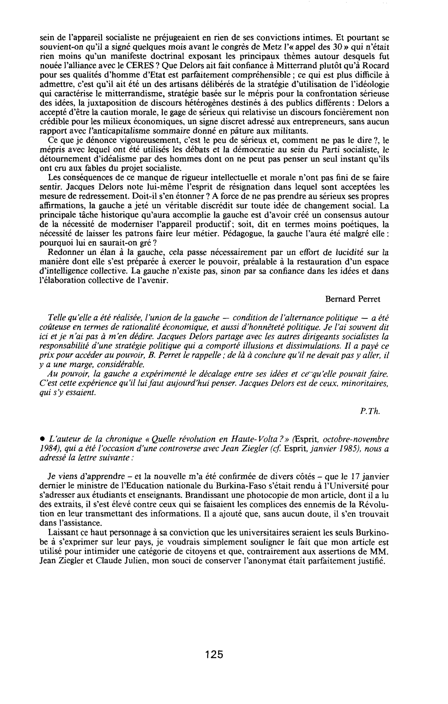 Correspondance
