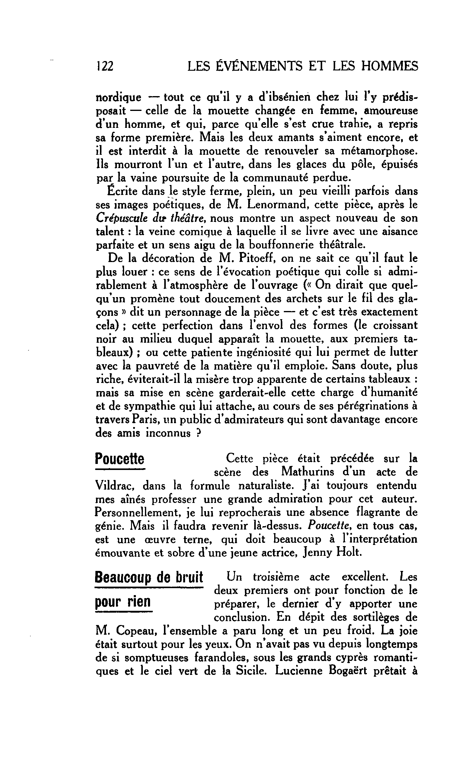 LES ARTS : Poucette