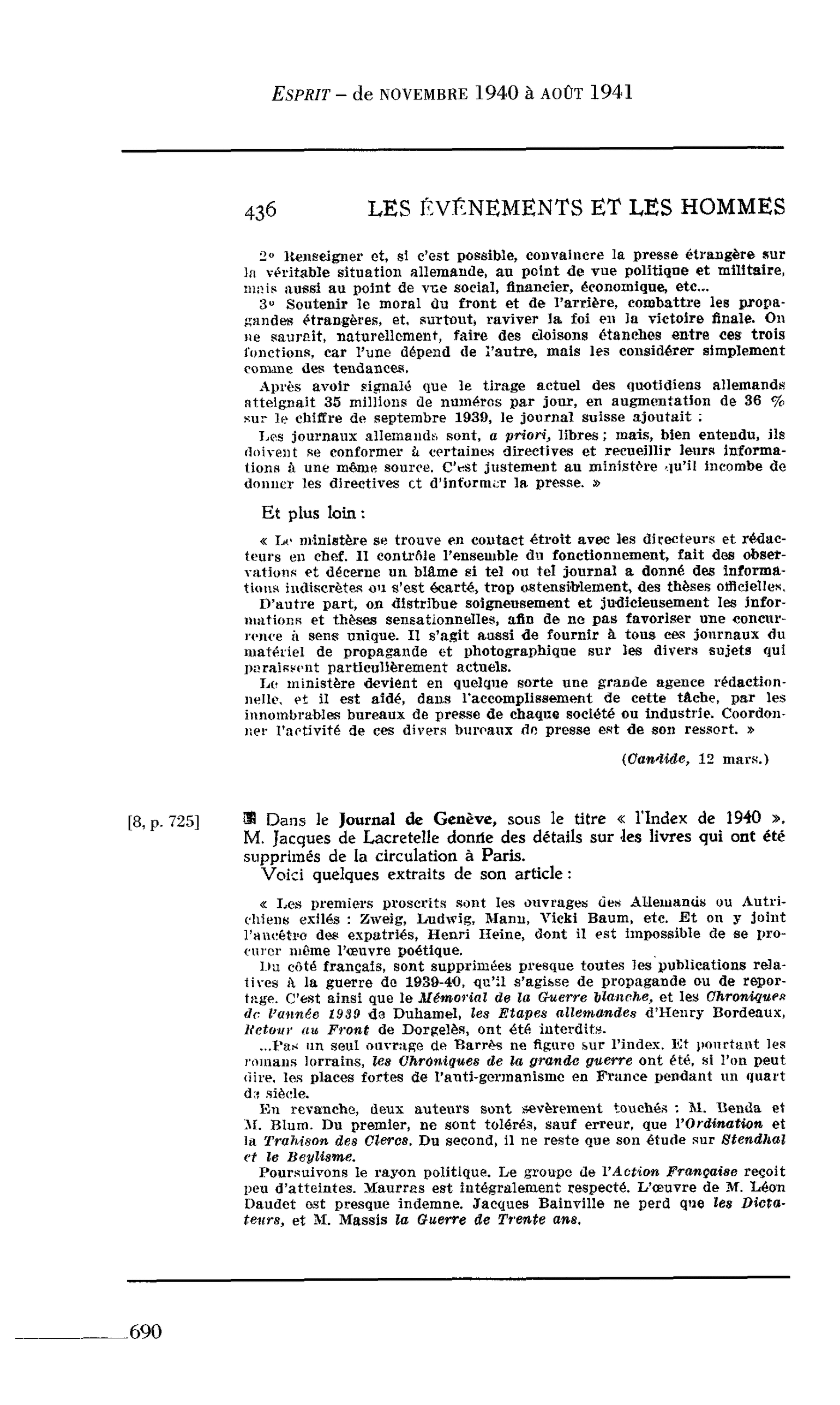 Journal des Témoins : Journal de Genève