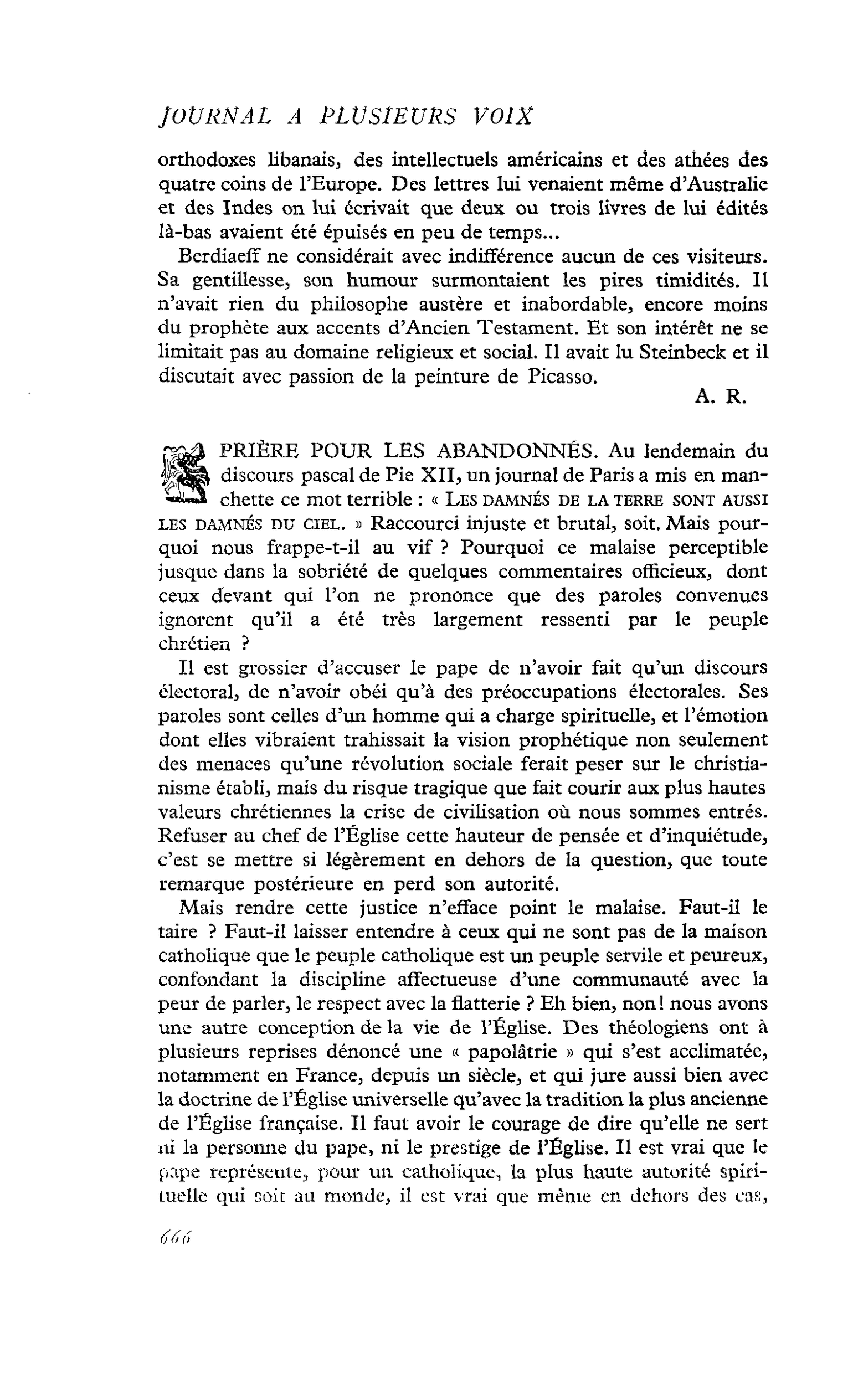 PRIÈRE POUR LES ABANDONNÉS
