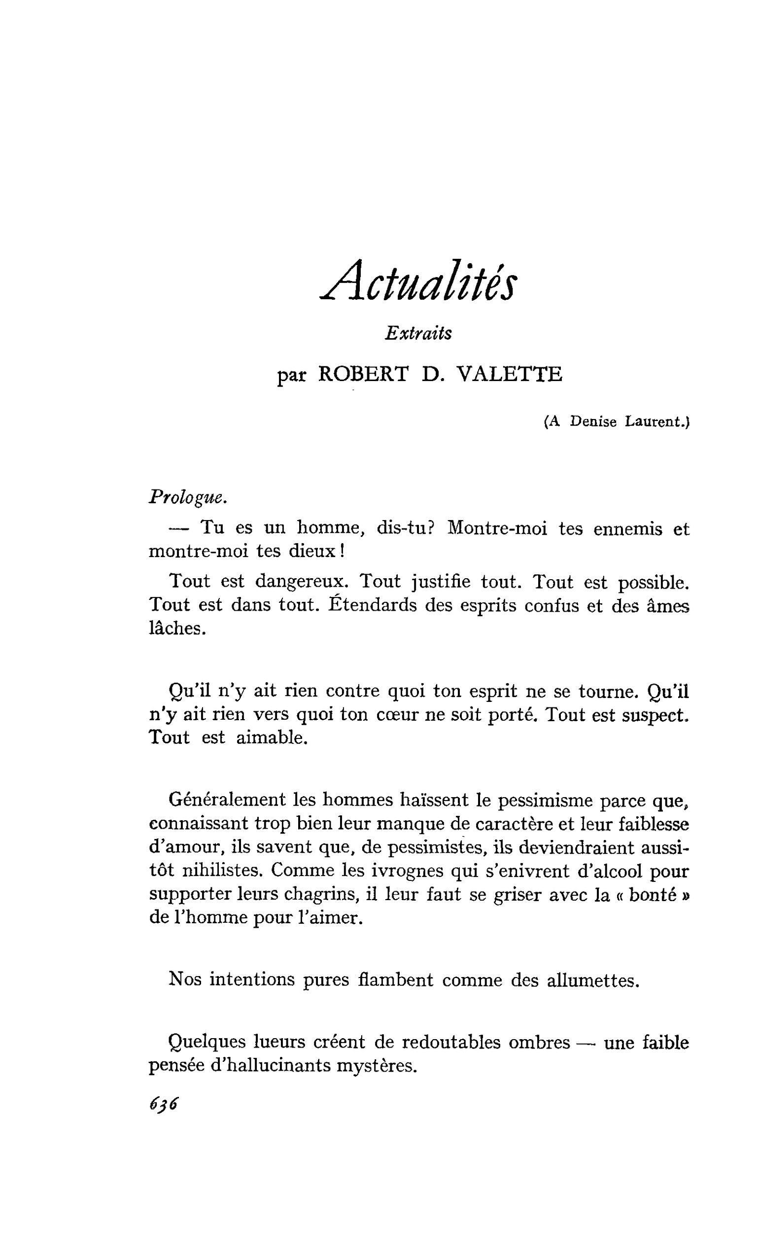 Actualités