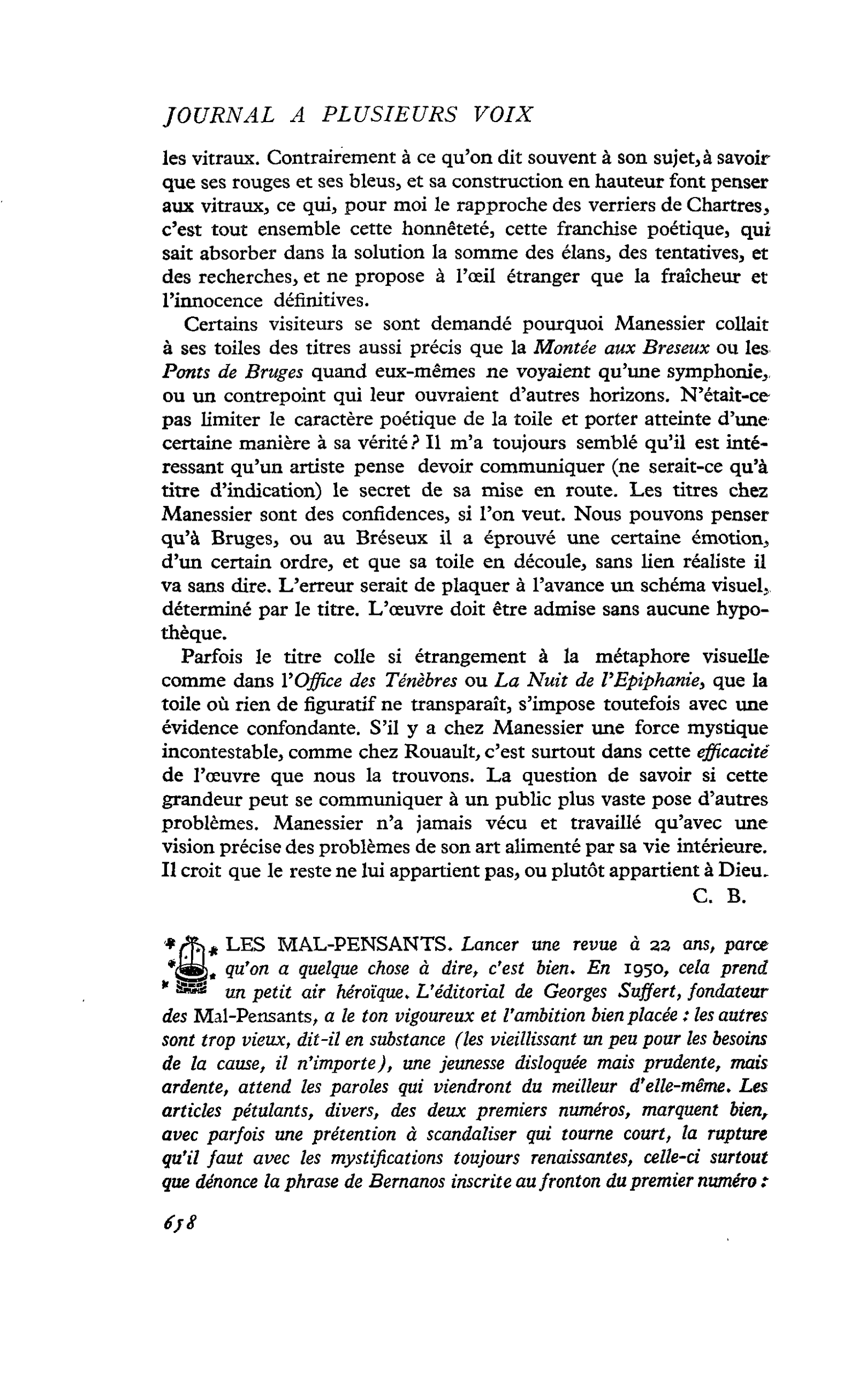 LES MAL-PENSANTS