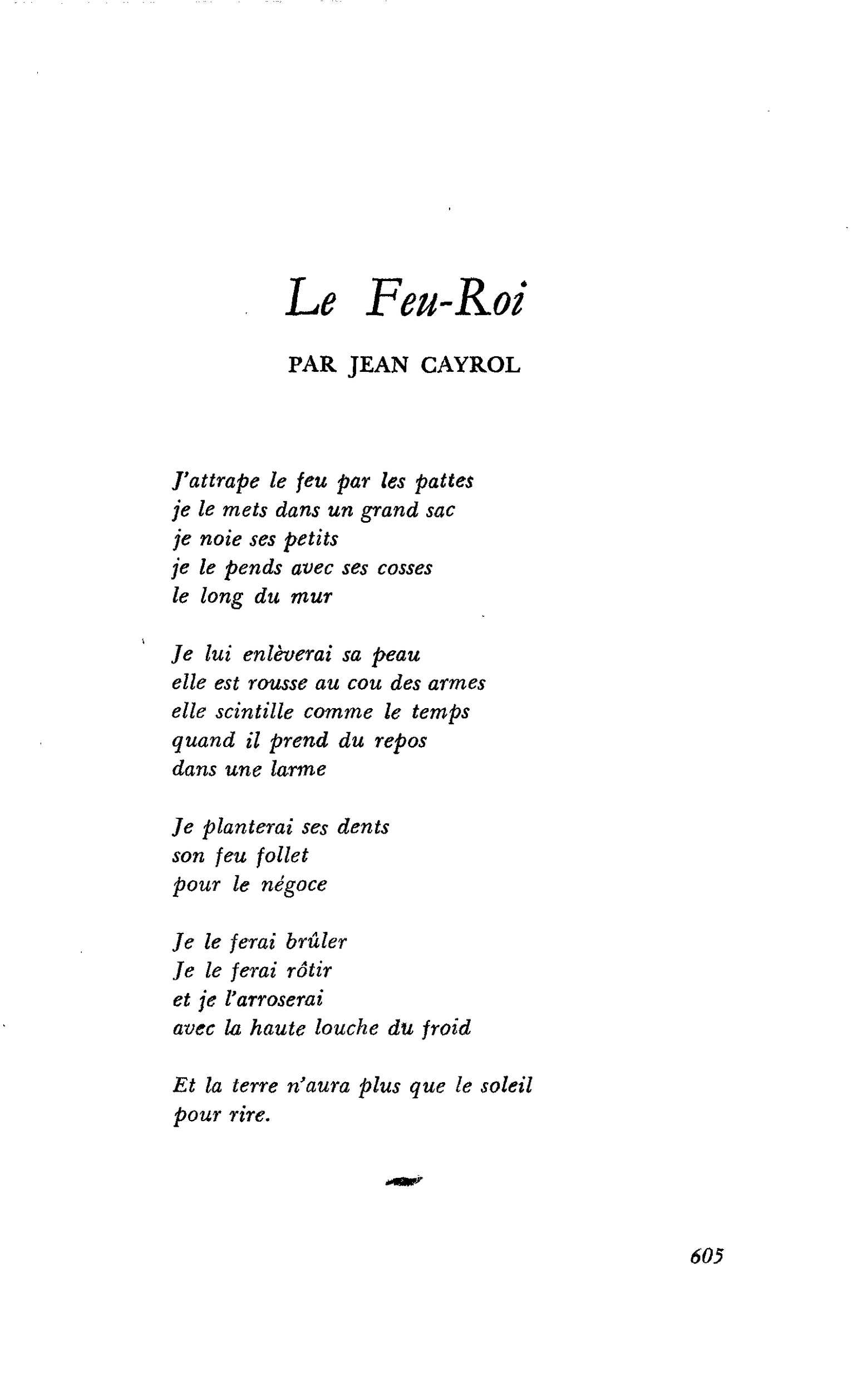 Le Feu-Roi