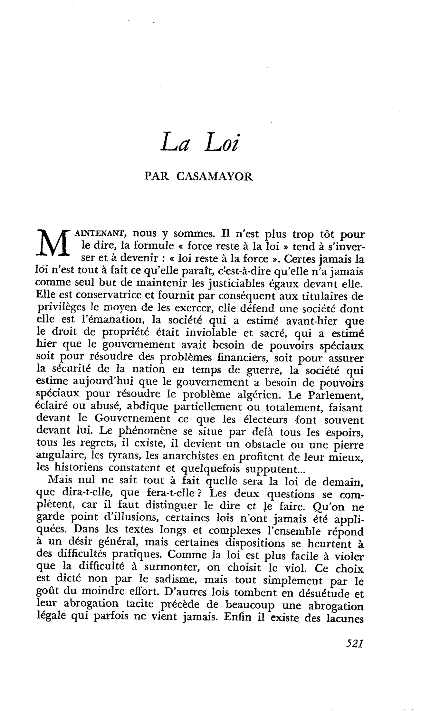 La Loi