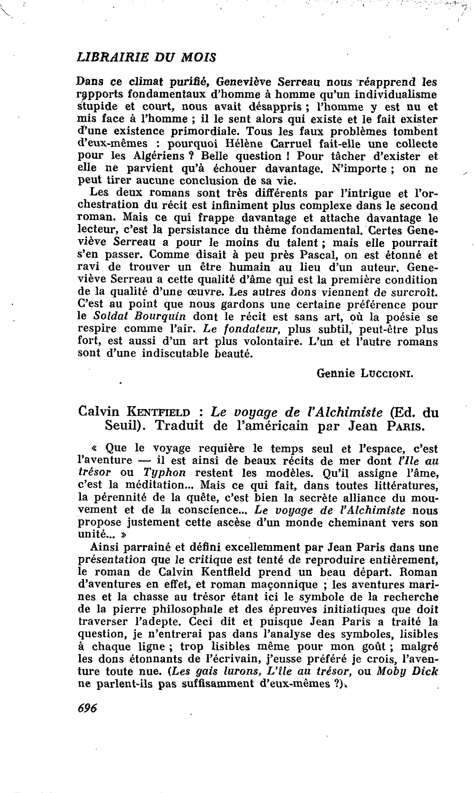 Calvin Kentfield : Le voyage de l’Alchimiste.