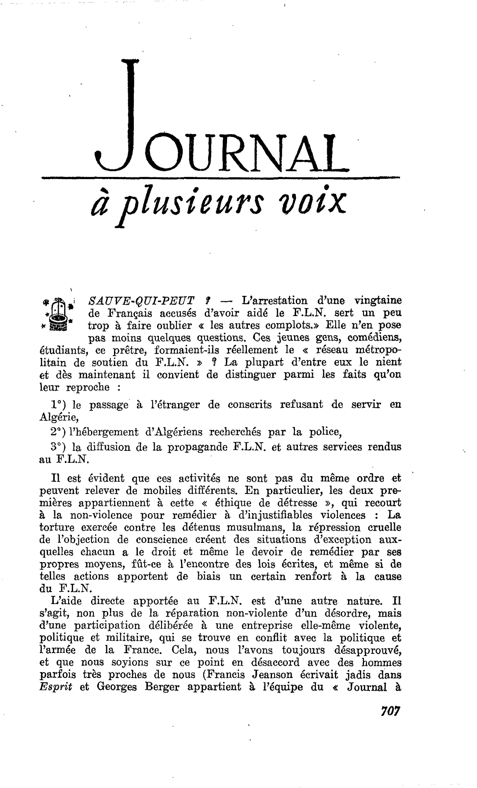SAUVE-QUI-PEUT ?