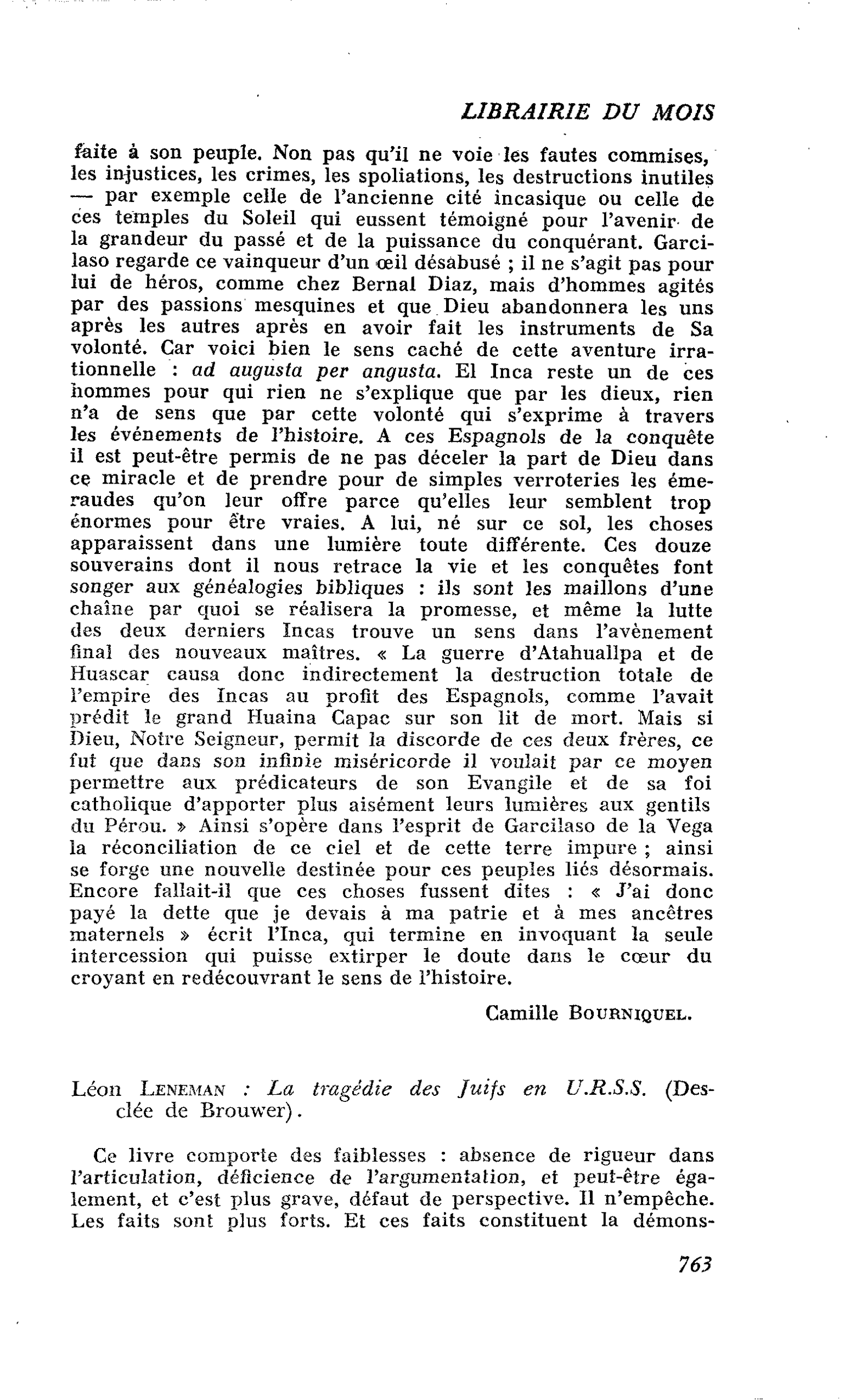 Léon Leneman : La tragédie des Juifs en U.R.S.S.