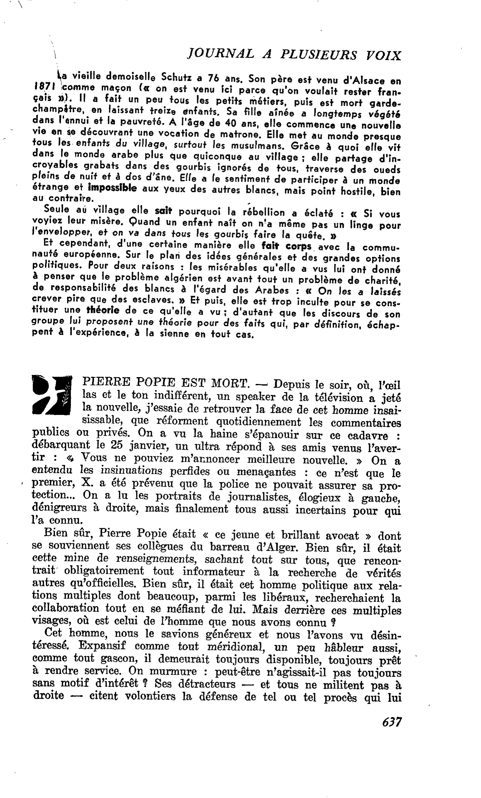 PIERRE POPIE EST MORT