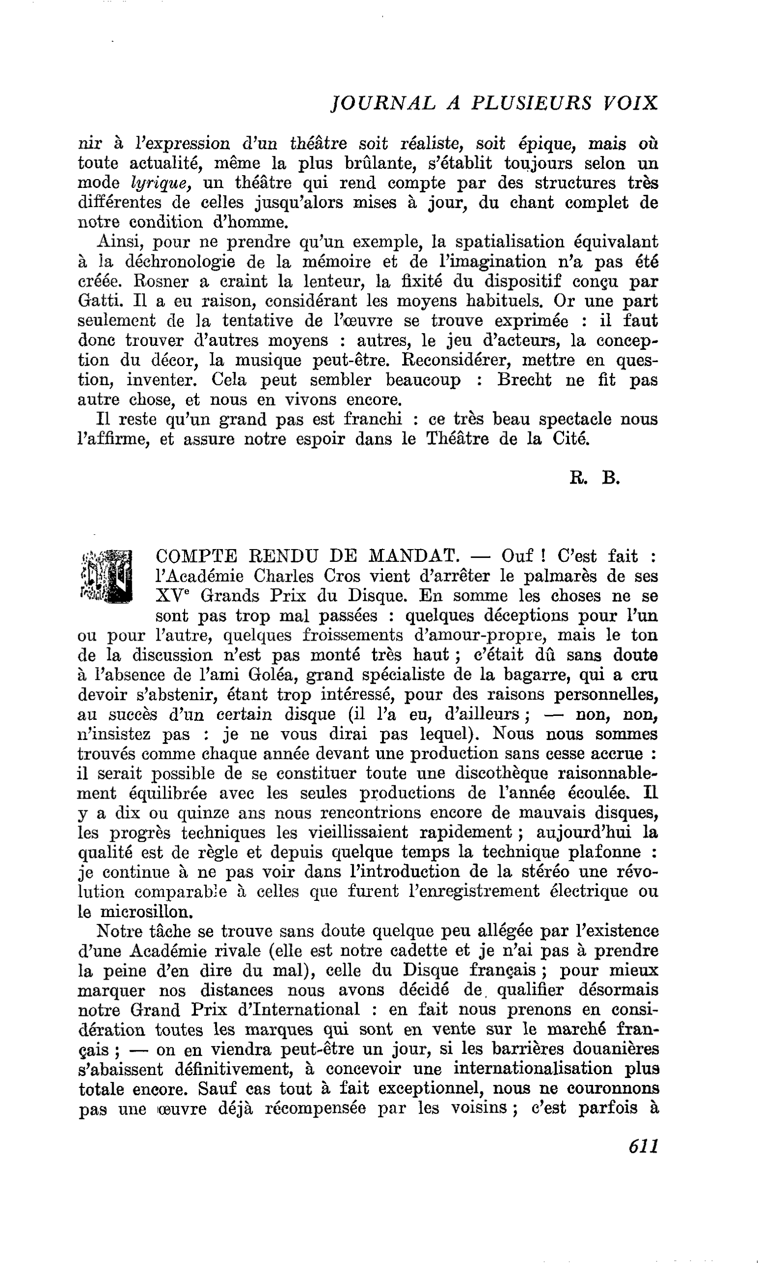 COMPTE RENDU DE MANDAT