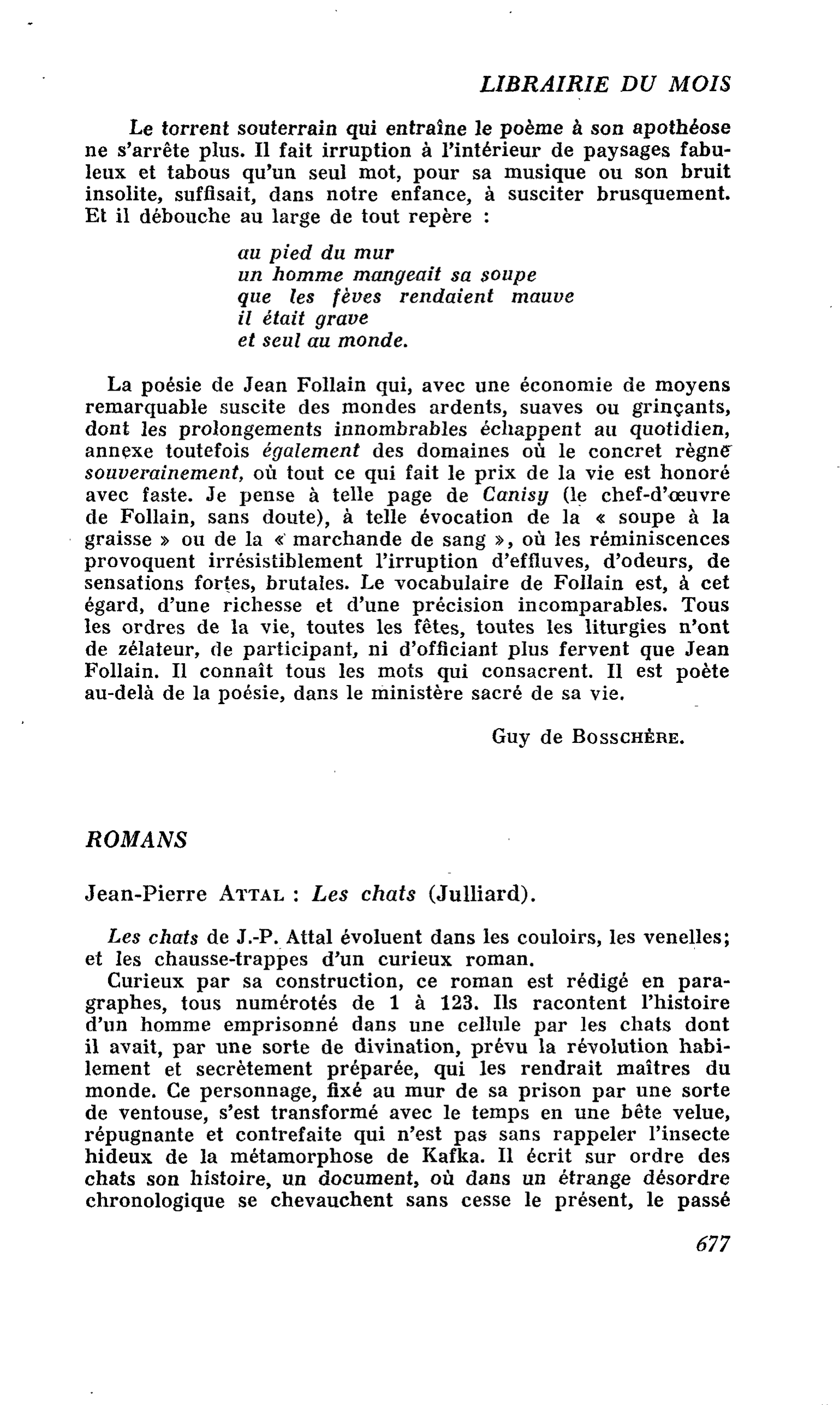 Jean-Pierre Attal : Les chats
