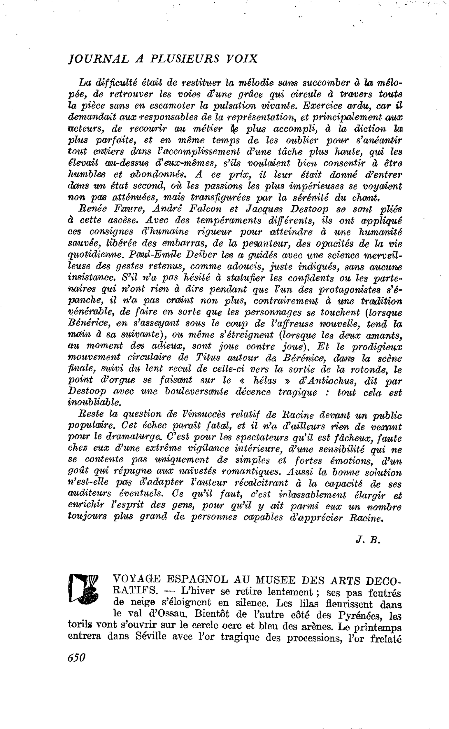 VOYAGE ESPAGNOL AU MUSEE DES ARTS DECORATIFS