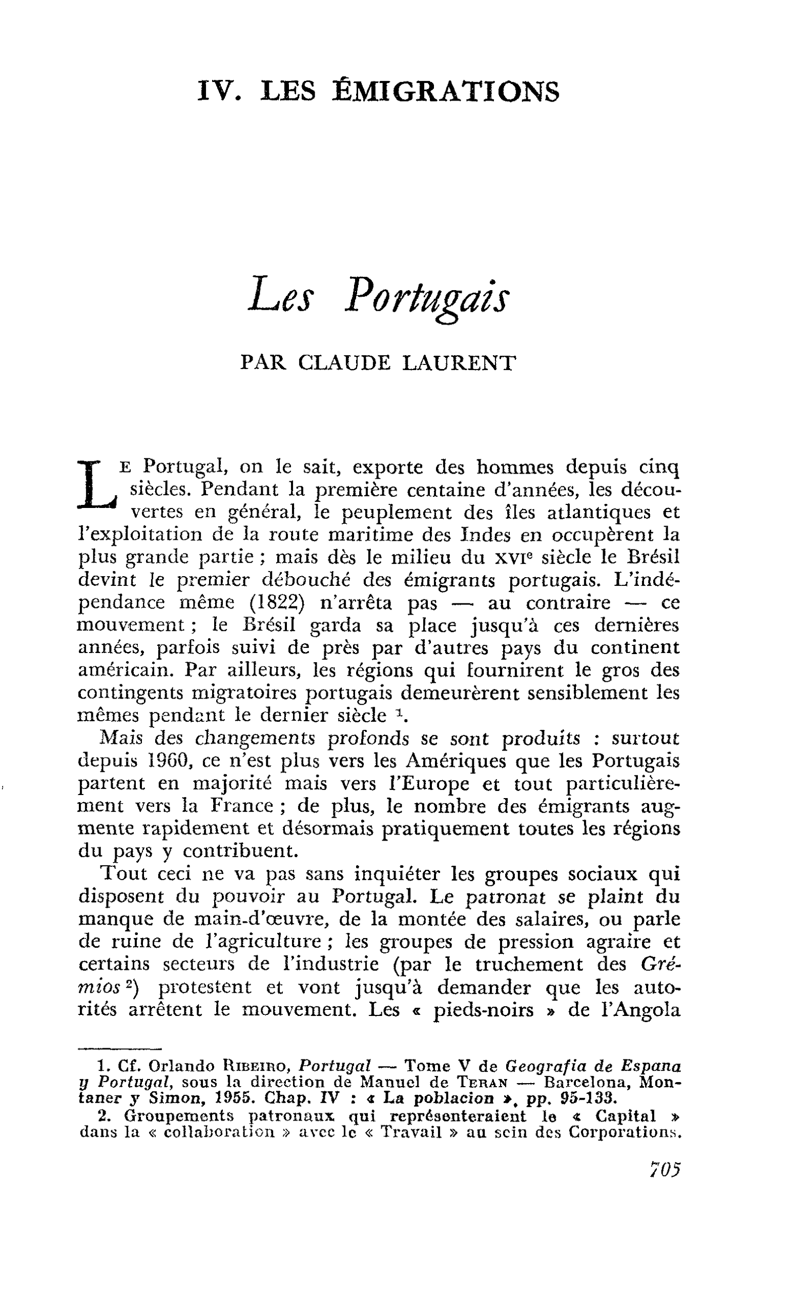 Les Portugais