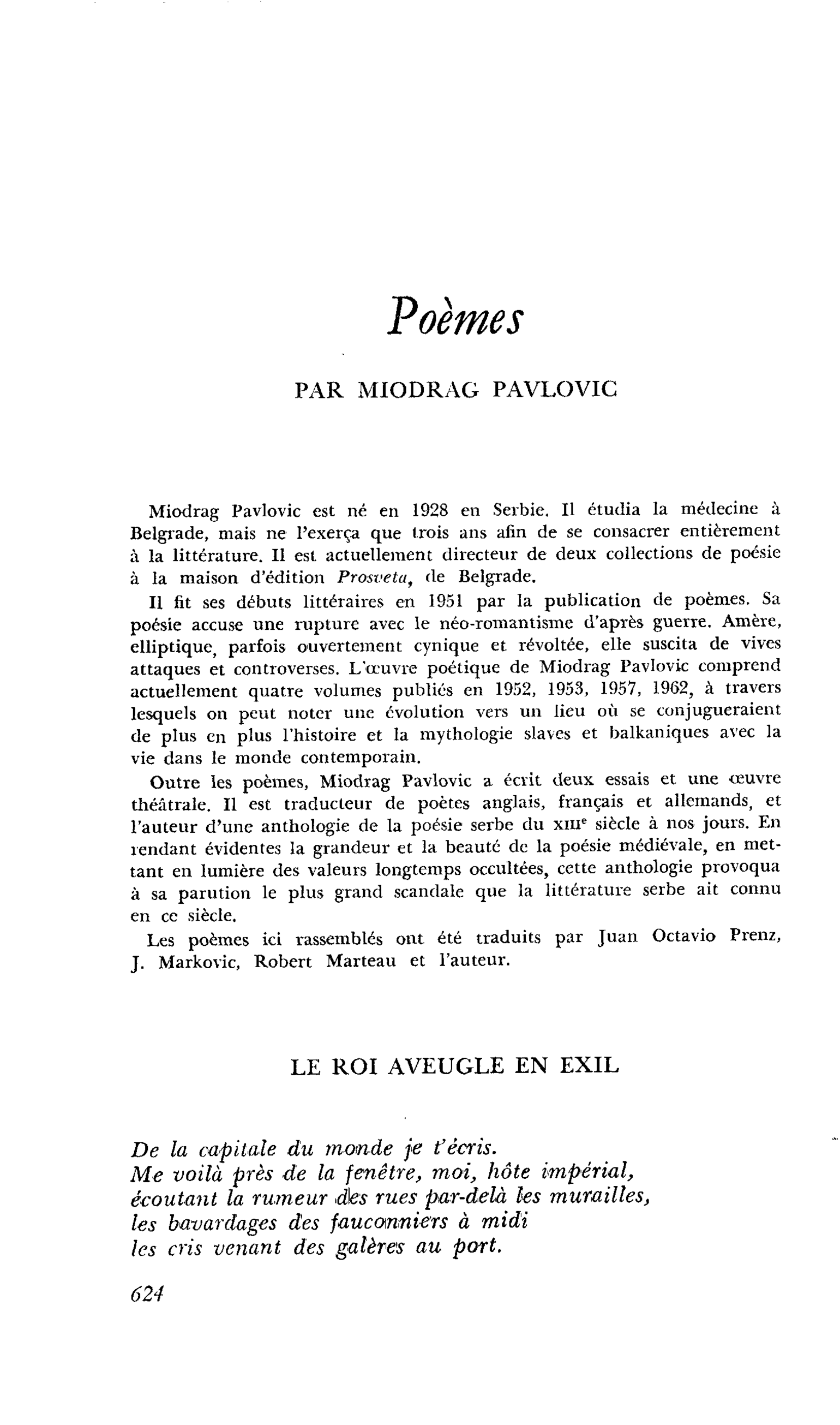 Poèmes