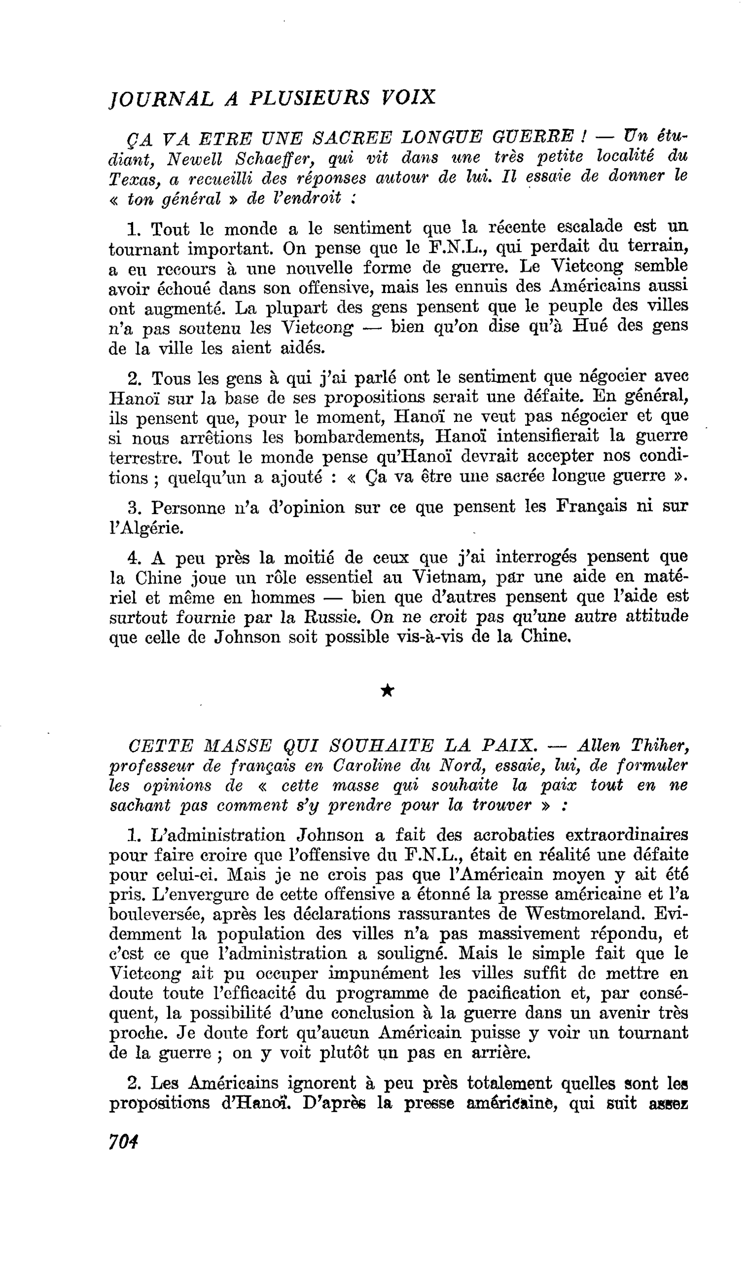 CETTE MASSE QUI SOUHAITE LA PAIX