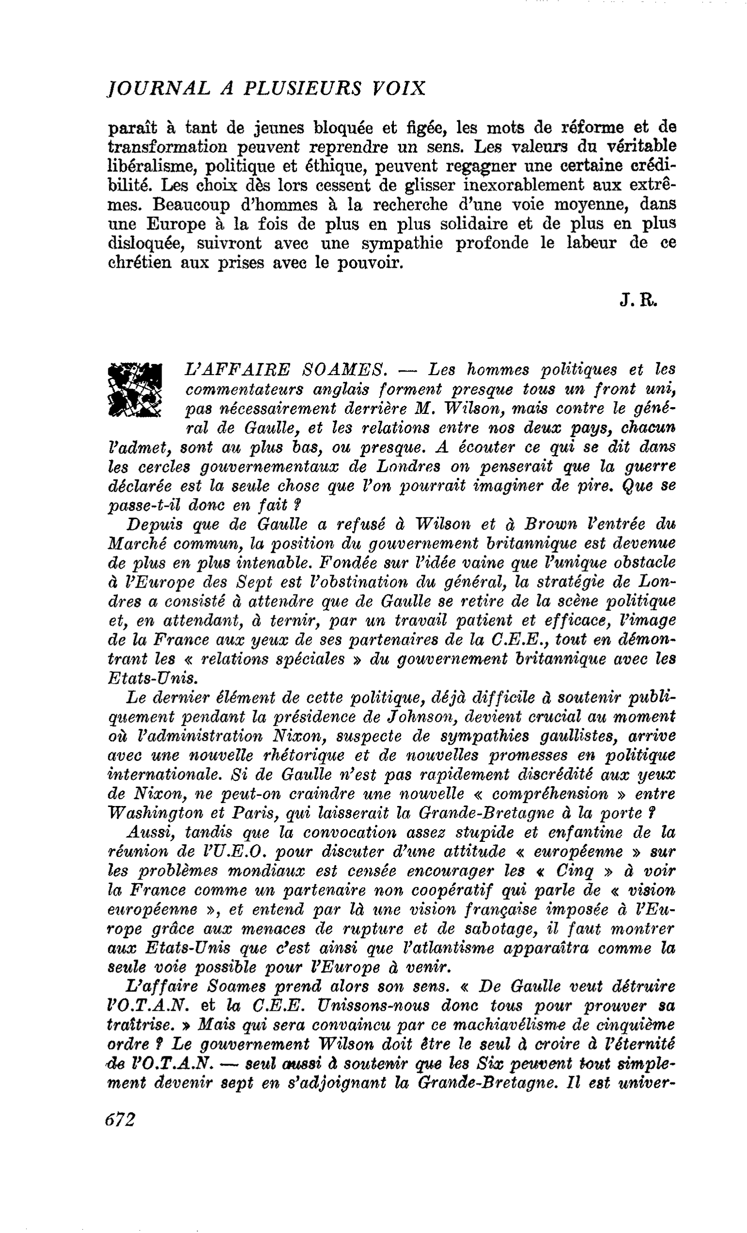 L’AFFAIRE SOAMES