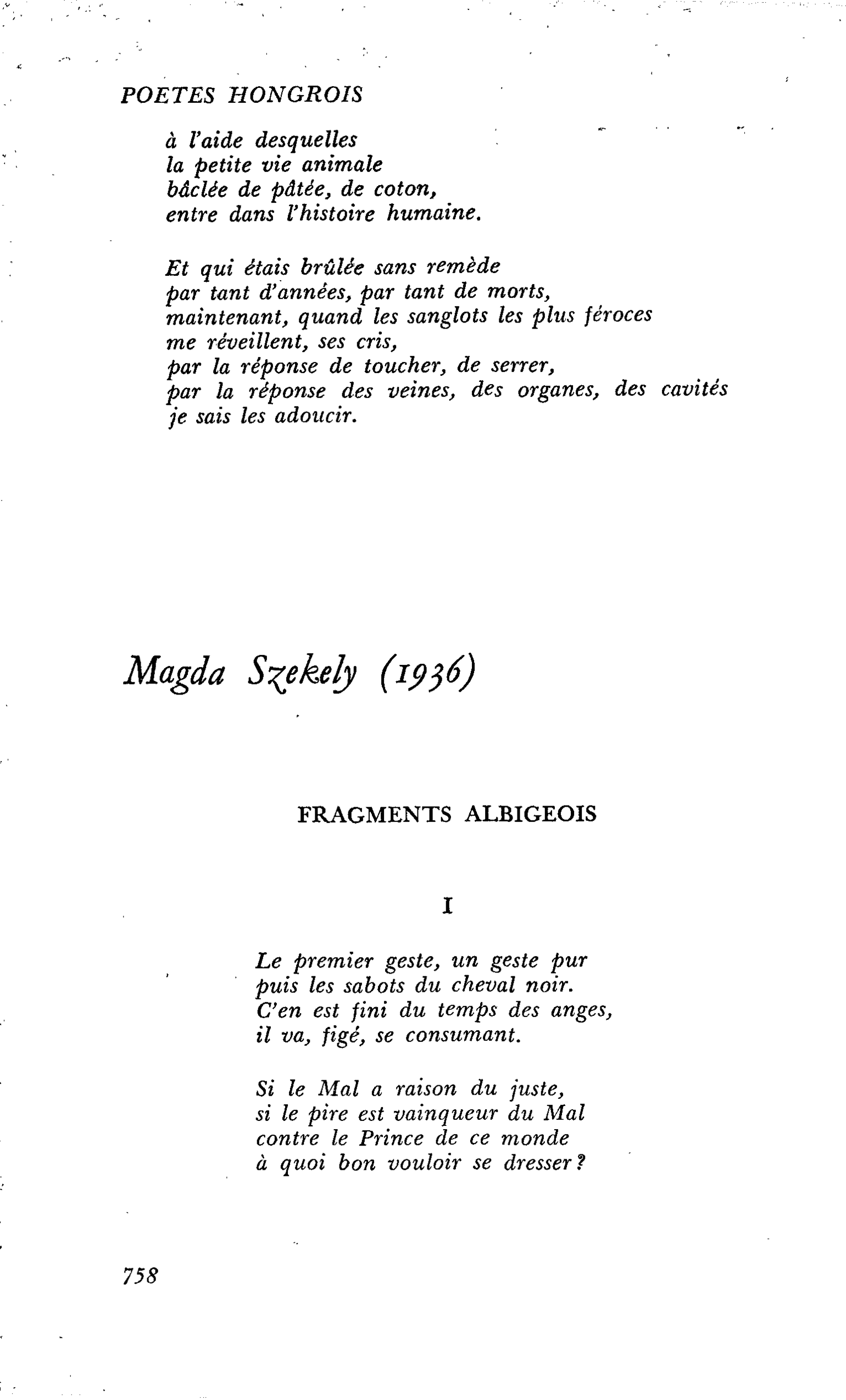 Magda Szekely (1936)