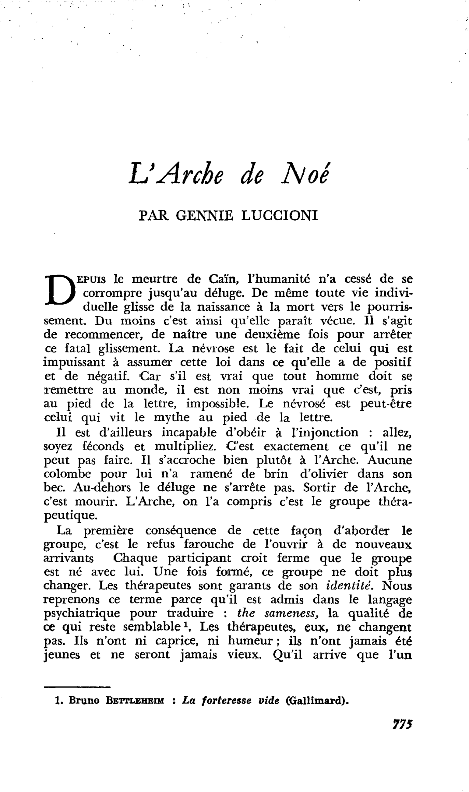 L’Arche de Noé