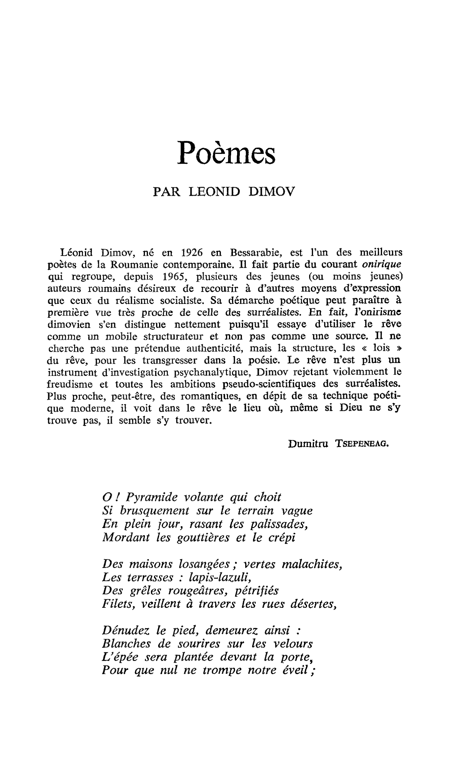 Poèmes