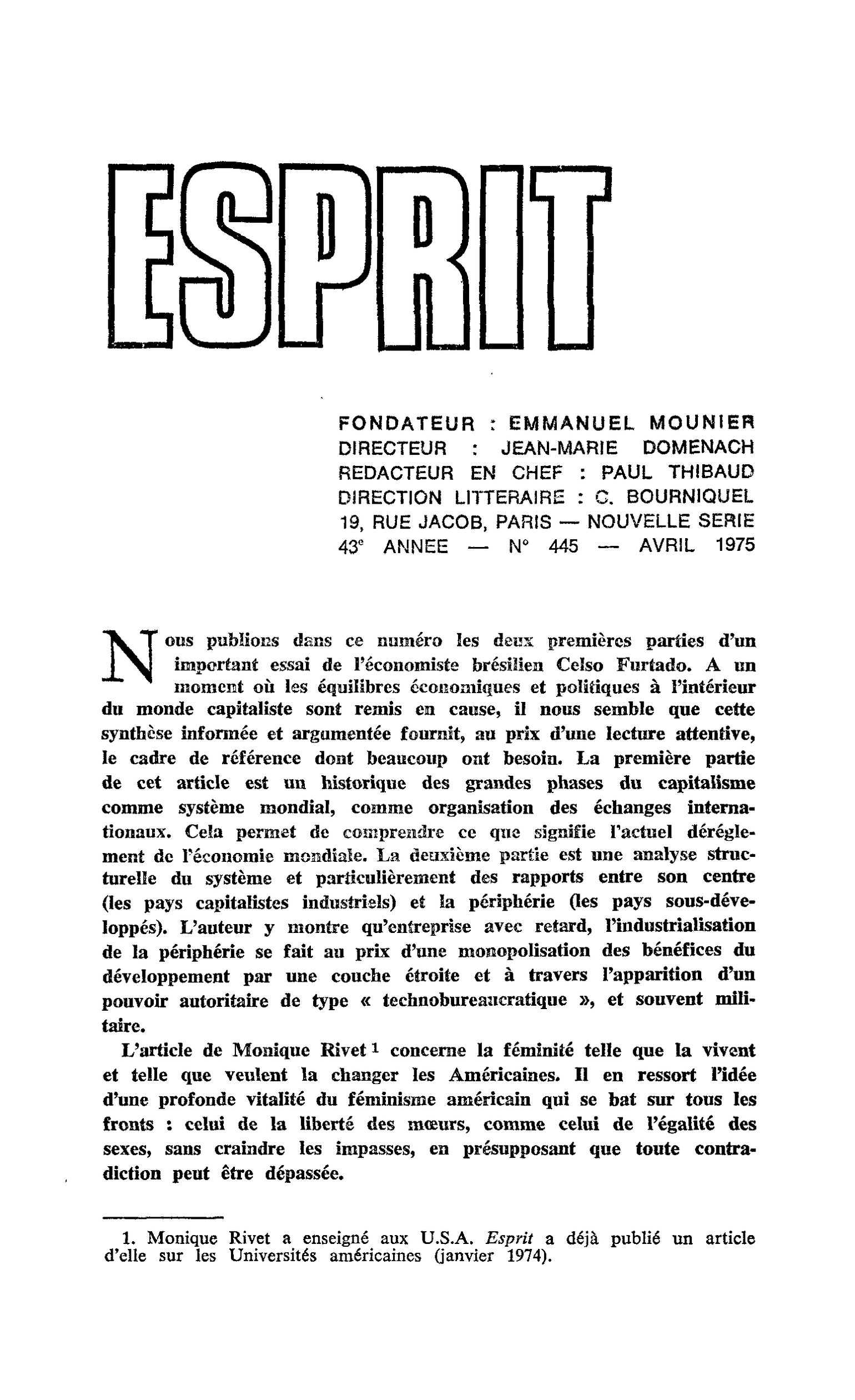 Editorial