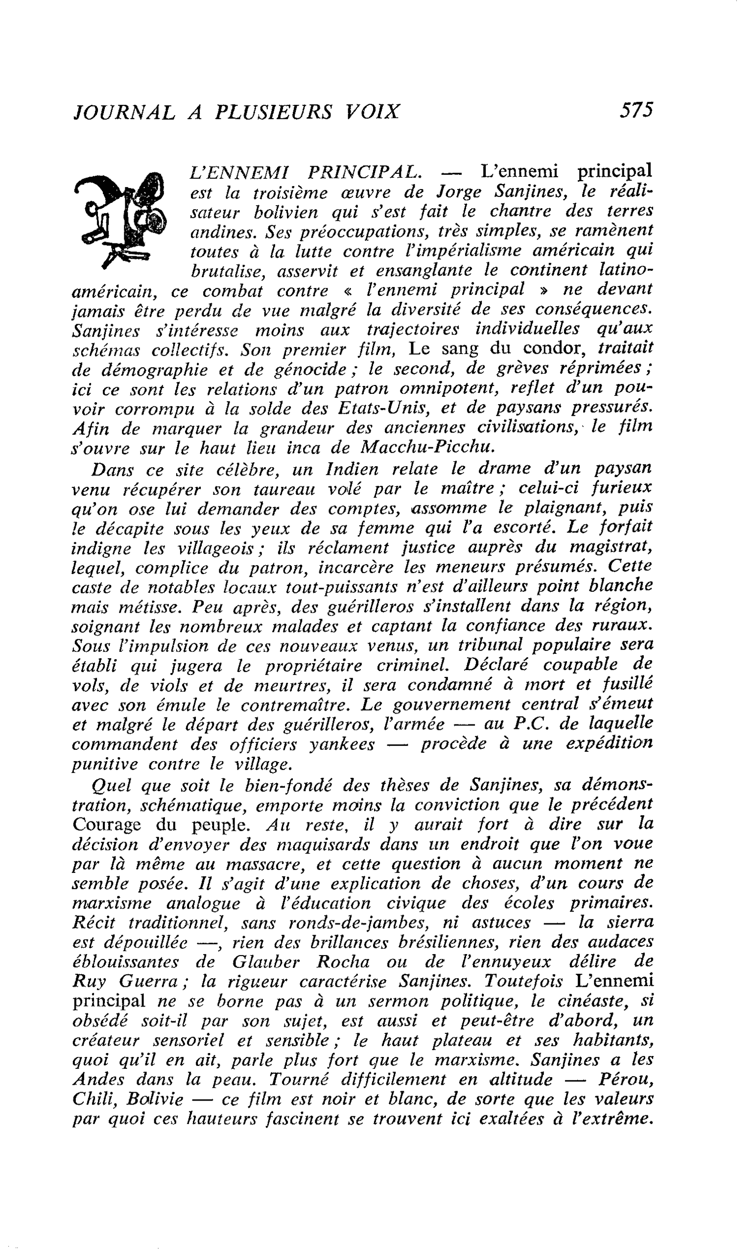 L’ENNEMI PRINCIPAL