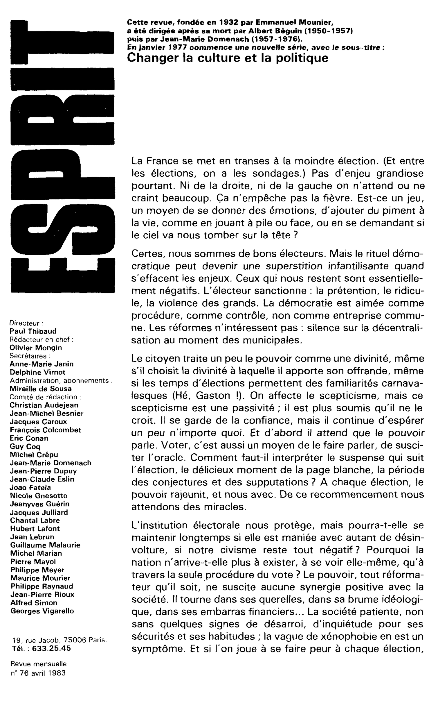 Editorial