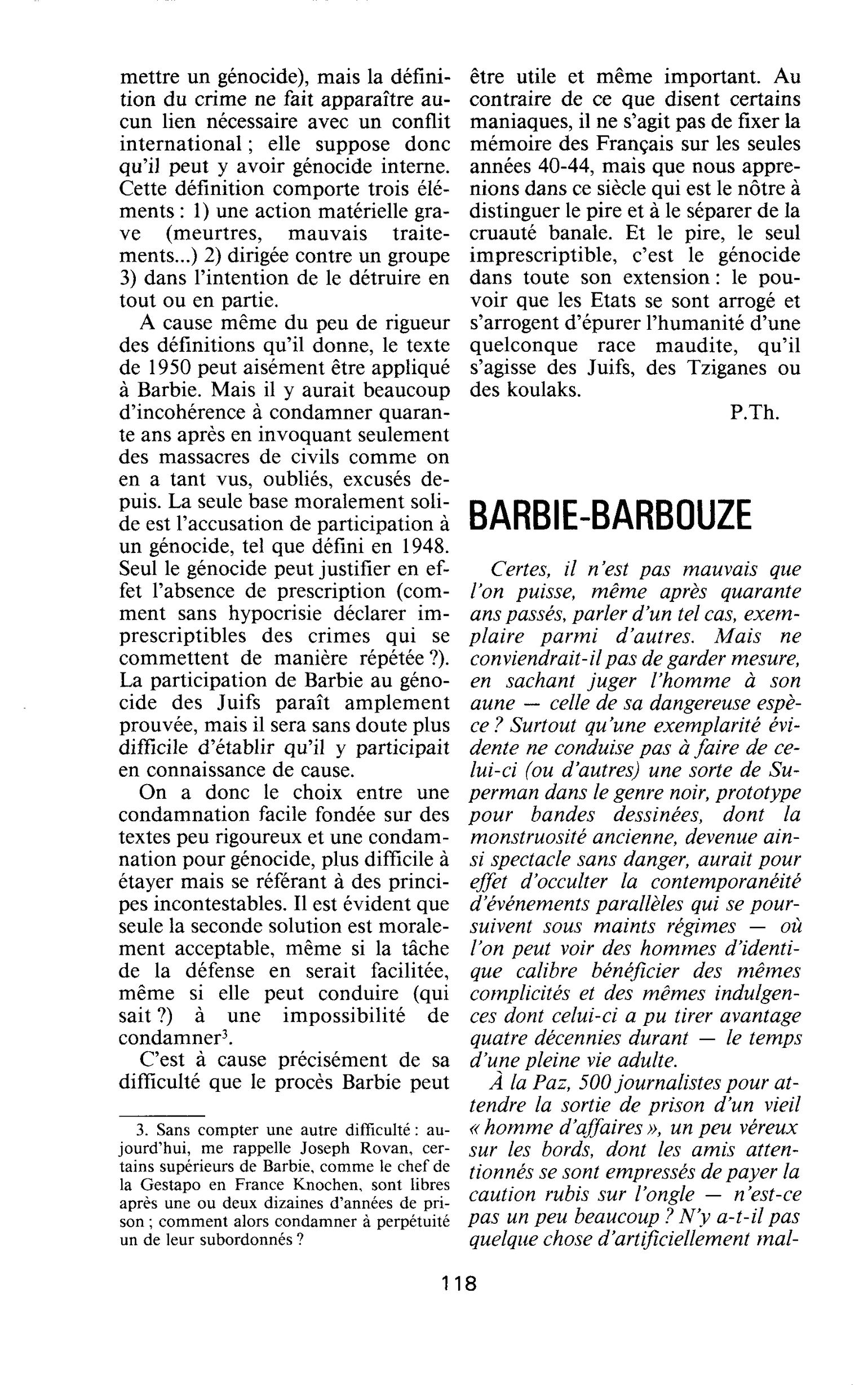 BARBIE-BARBOUZE