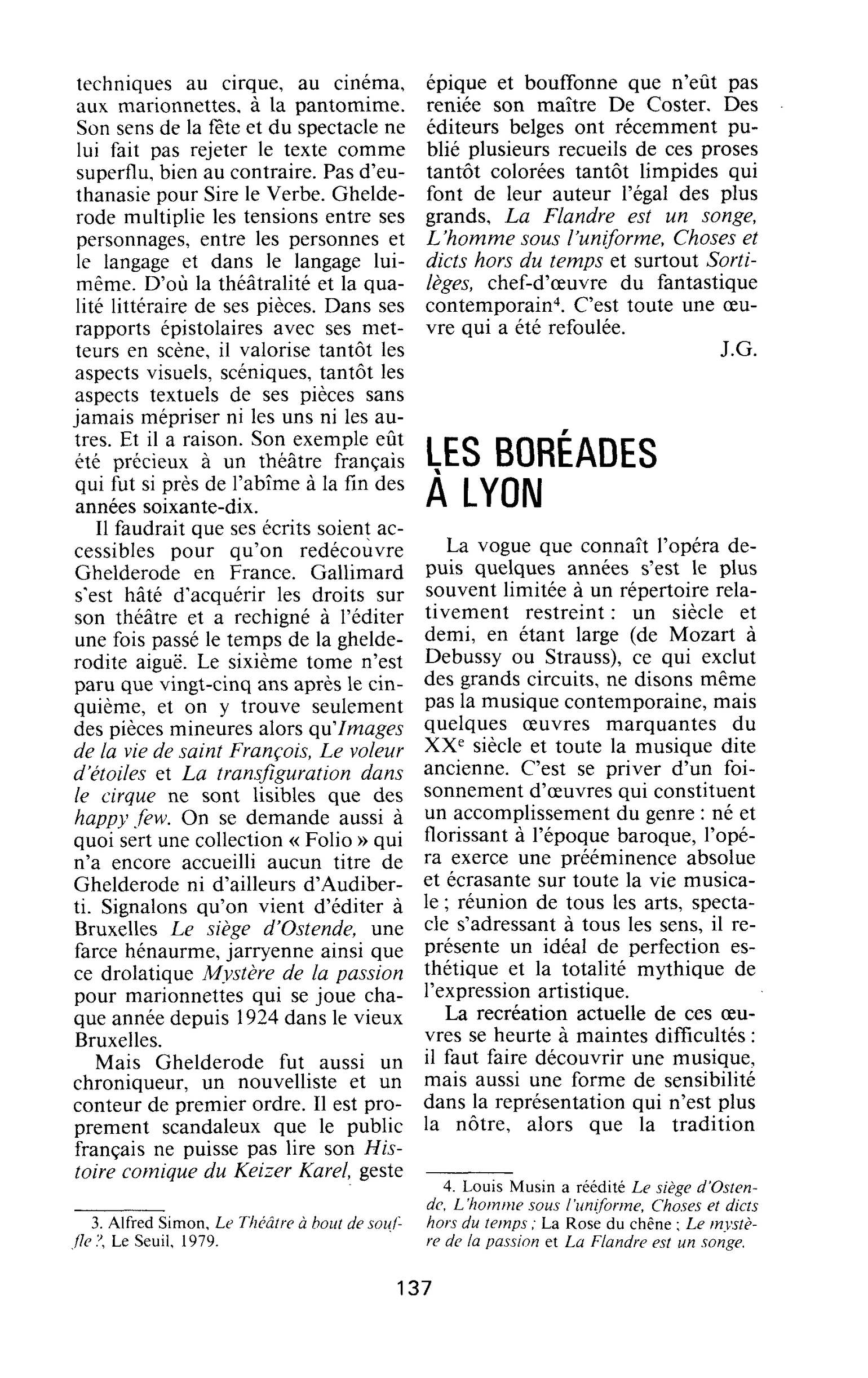 LES BORÉADES À LYON