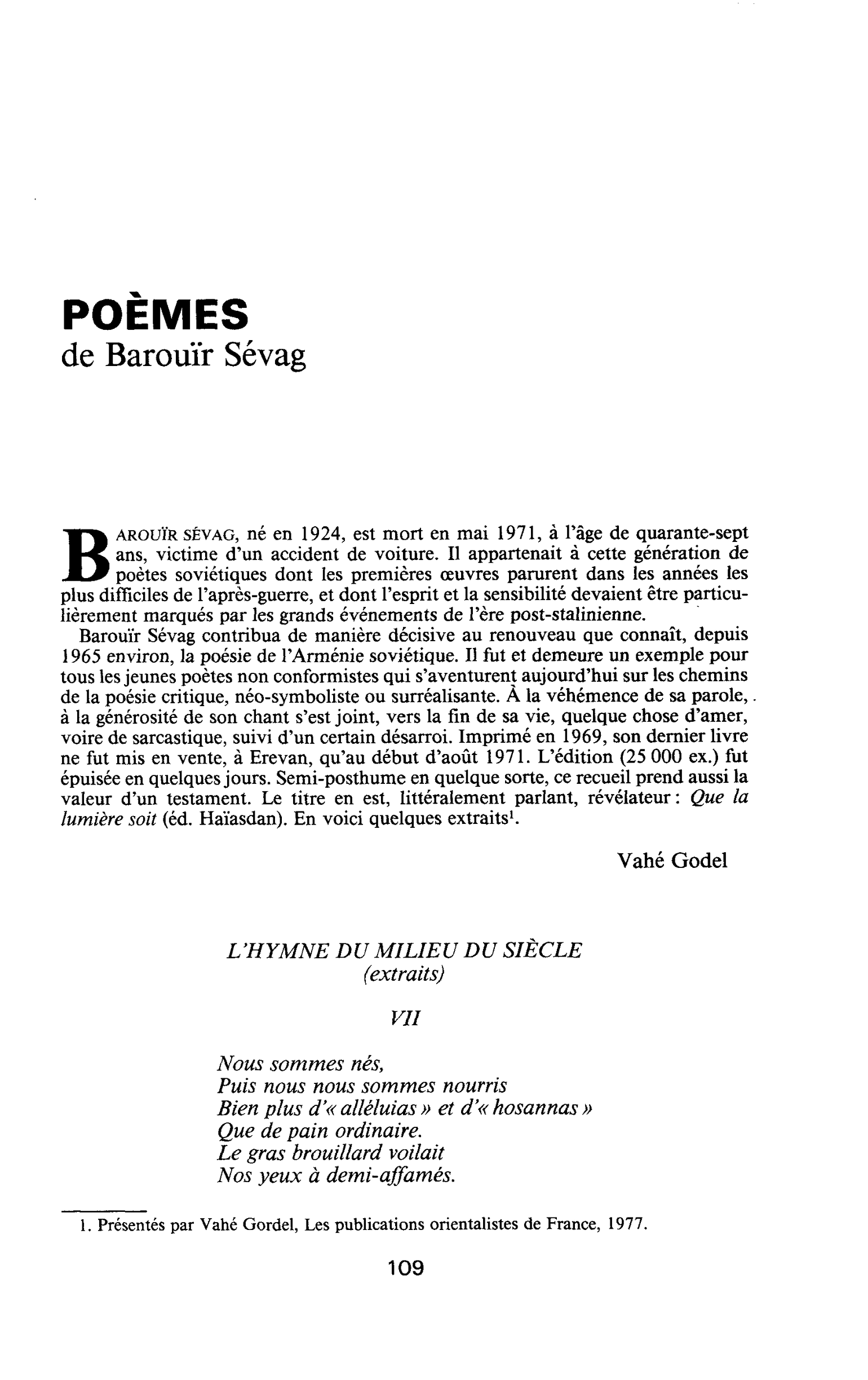 POÈMES