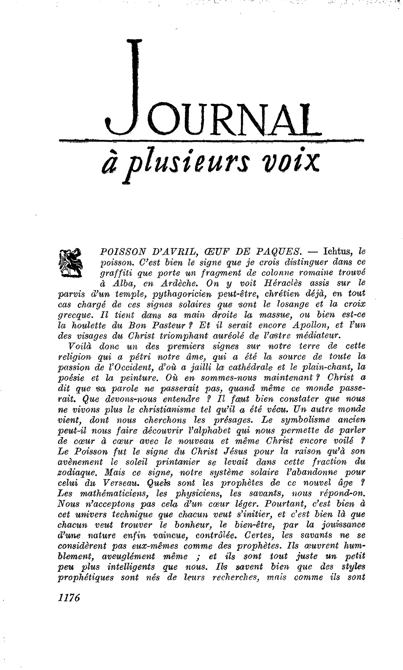 POISSON D’AVRIL, OEUF DE PAQUES